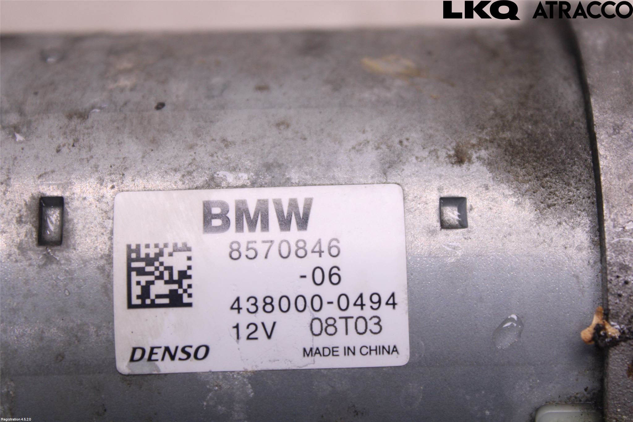 BMW 3 F30/F31/F80 12-19 Startmotor Diesel