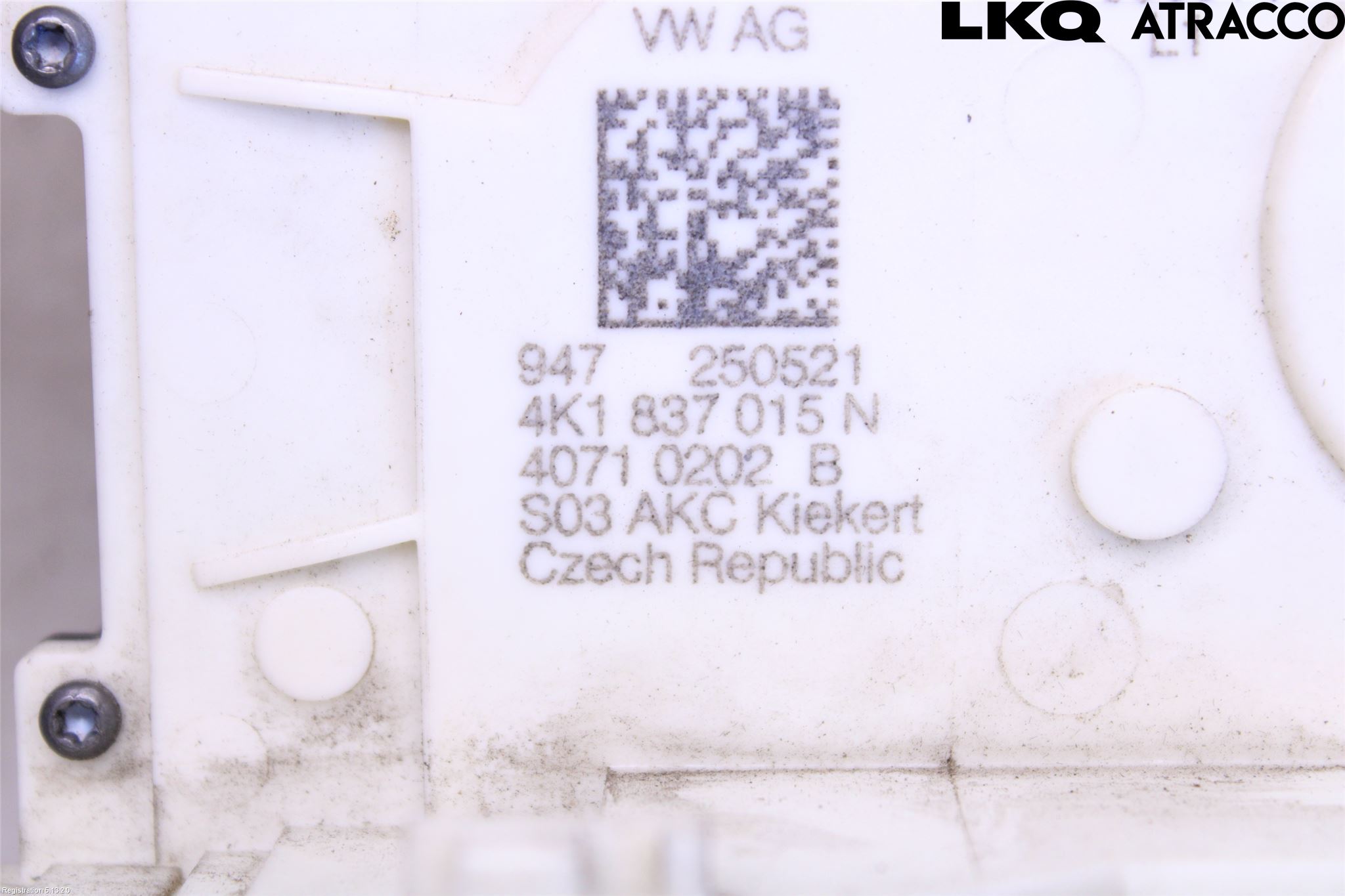 Volkswagen VW ID.4 21- Dørlås - Låsekasse