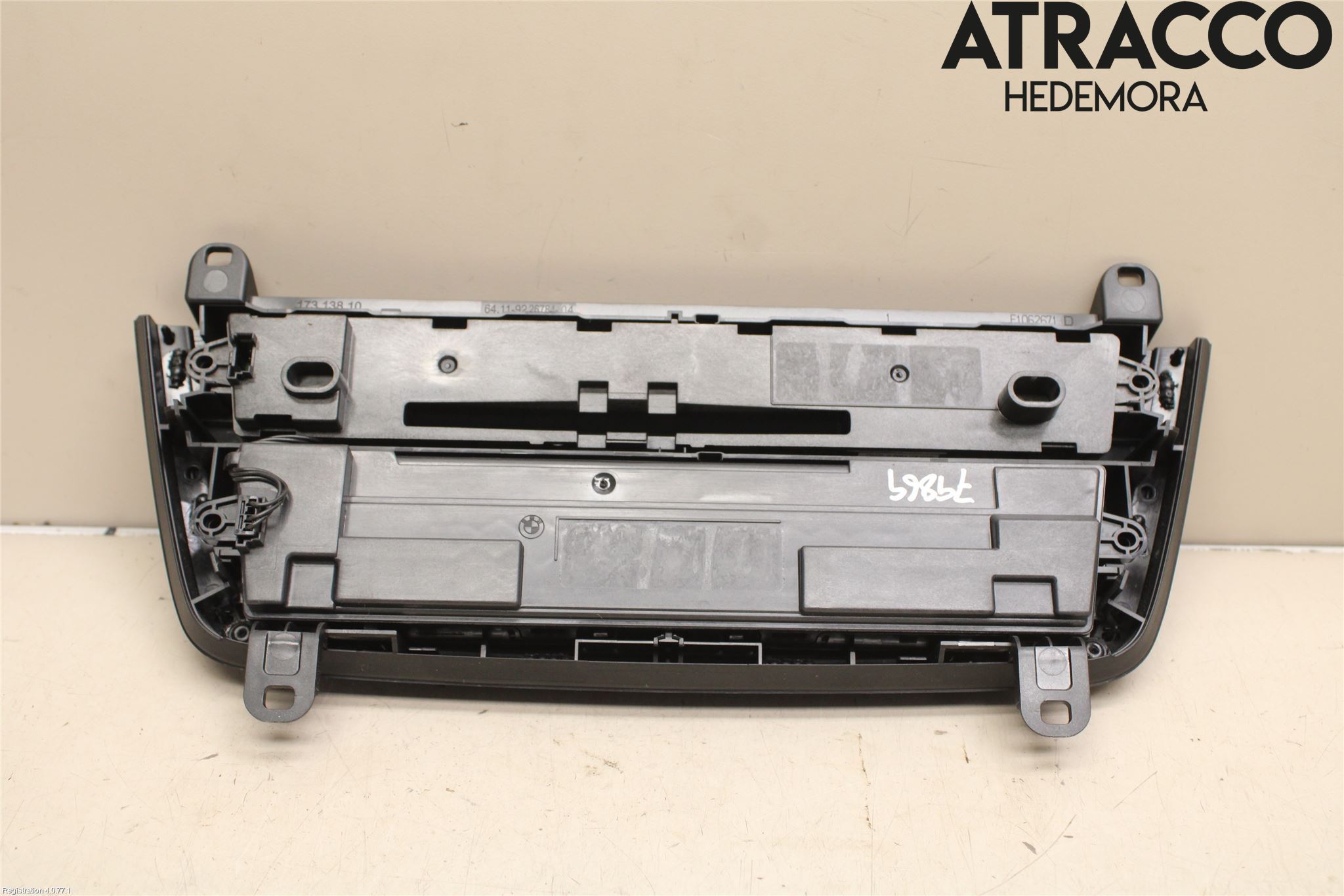 BMW 3 F30/F31/F80 12-19 Varme Ac Betjening-Display