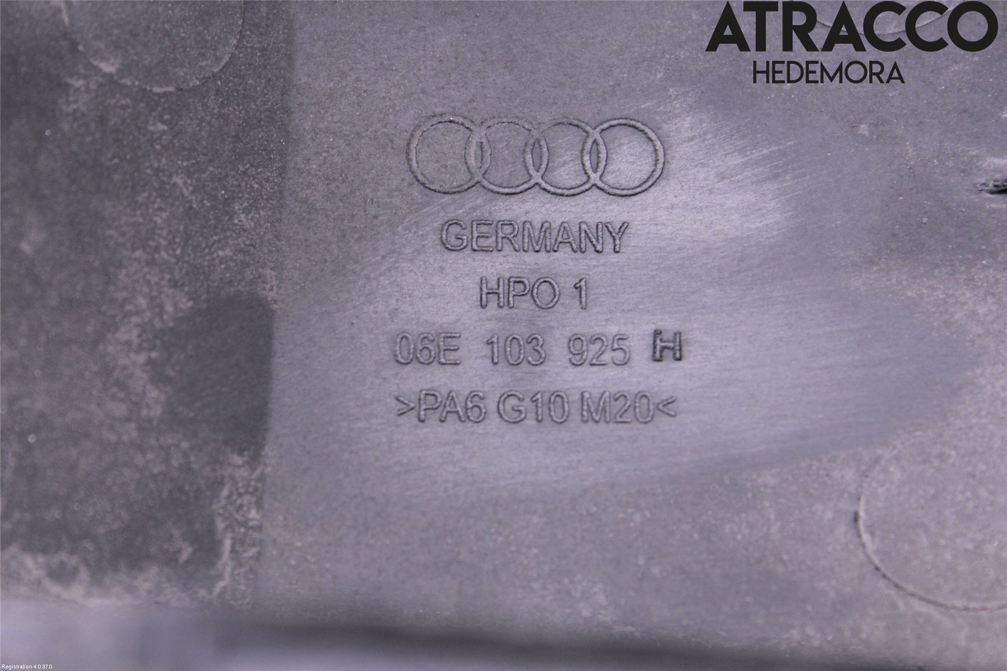 Audi A6/S6     05-11 Motor Deksel Over Motor