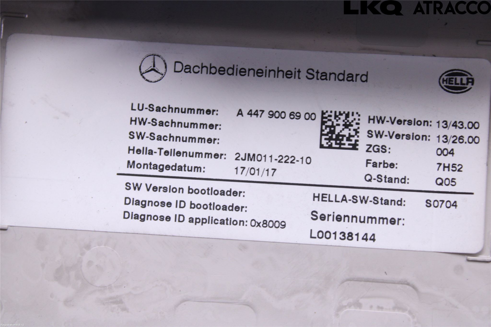 Mercedes-Benz MB VITO/V-KLASS (W640,W447,W448) 14- Innr Taklys