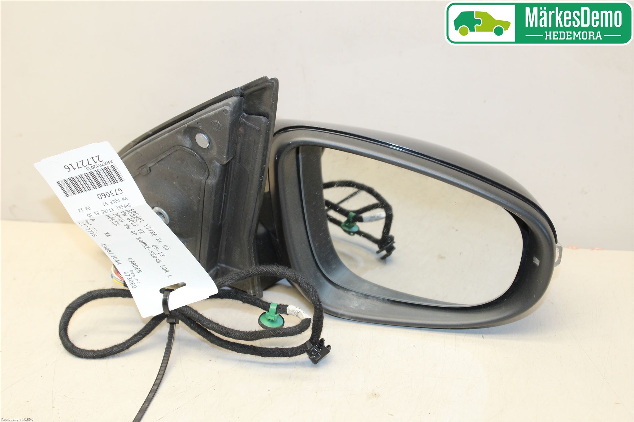 Volkswagen VW GOLF VI 09-13 Speil H M-El Justering