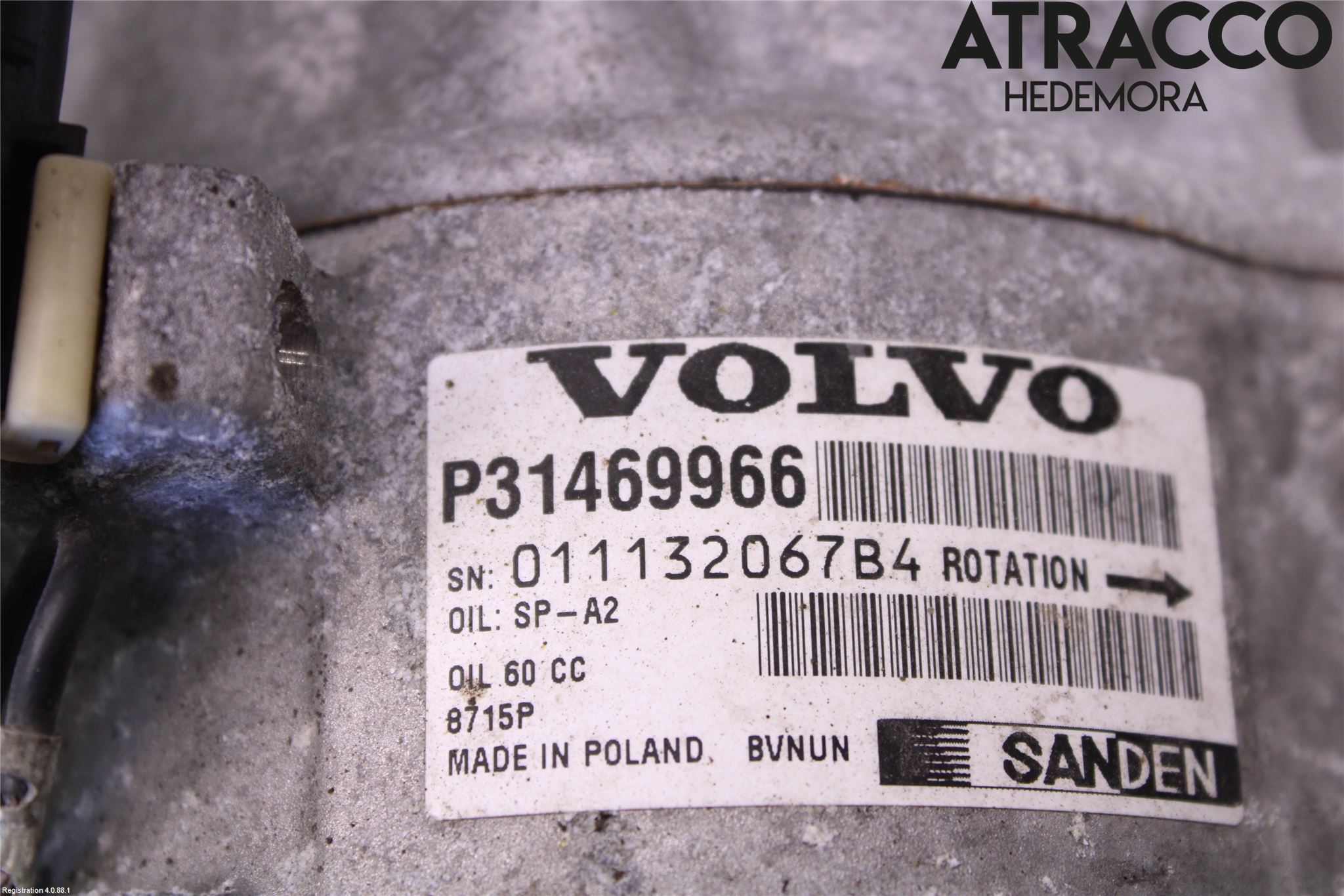 Volvo S90 17->> Varme Ac Kompressor
