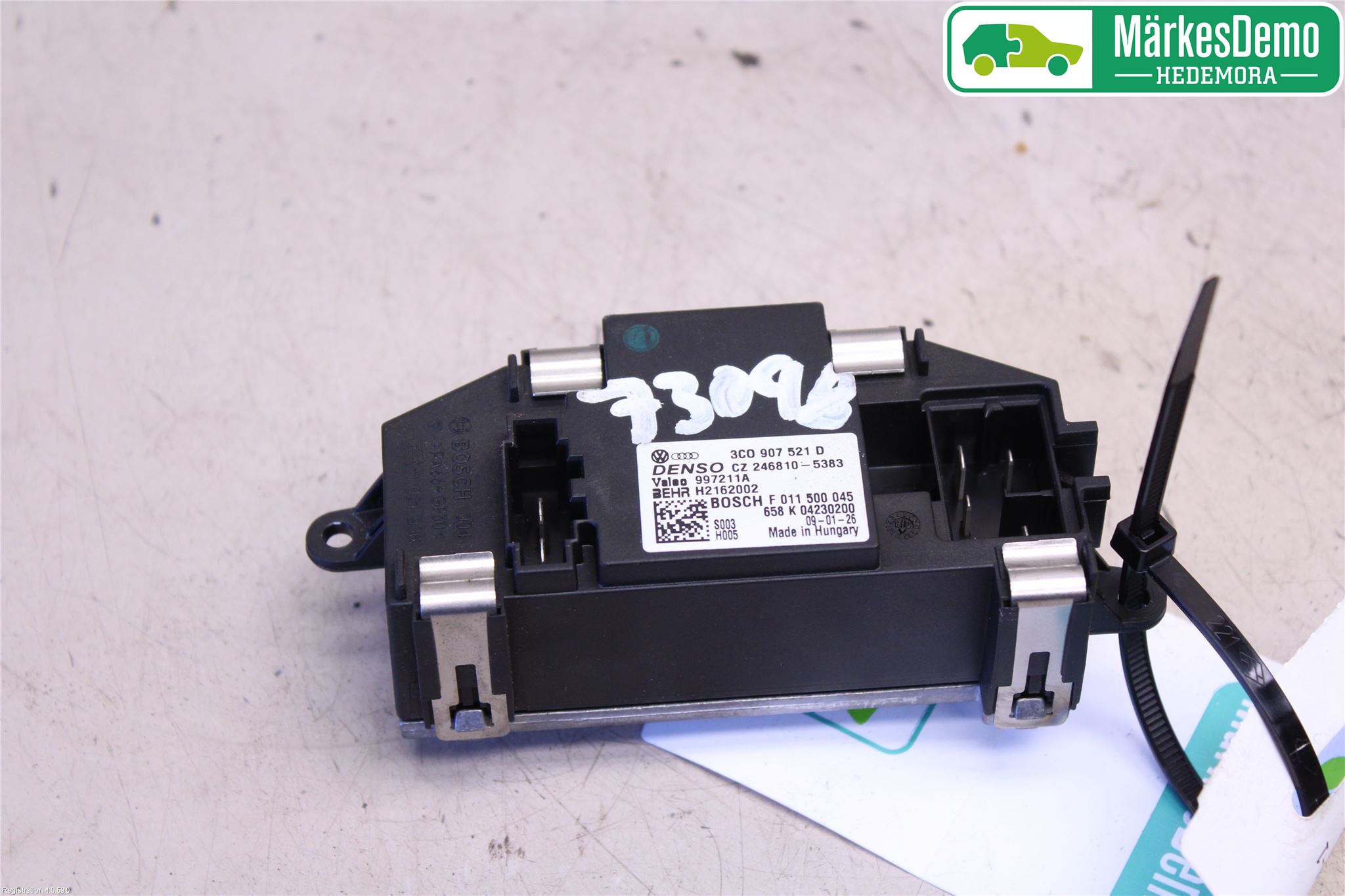Volkswagen VW GOLF PLUS/CROSS GOLF 04-14 Varmeapparat Viftemotstand