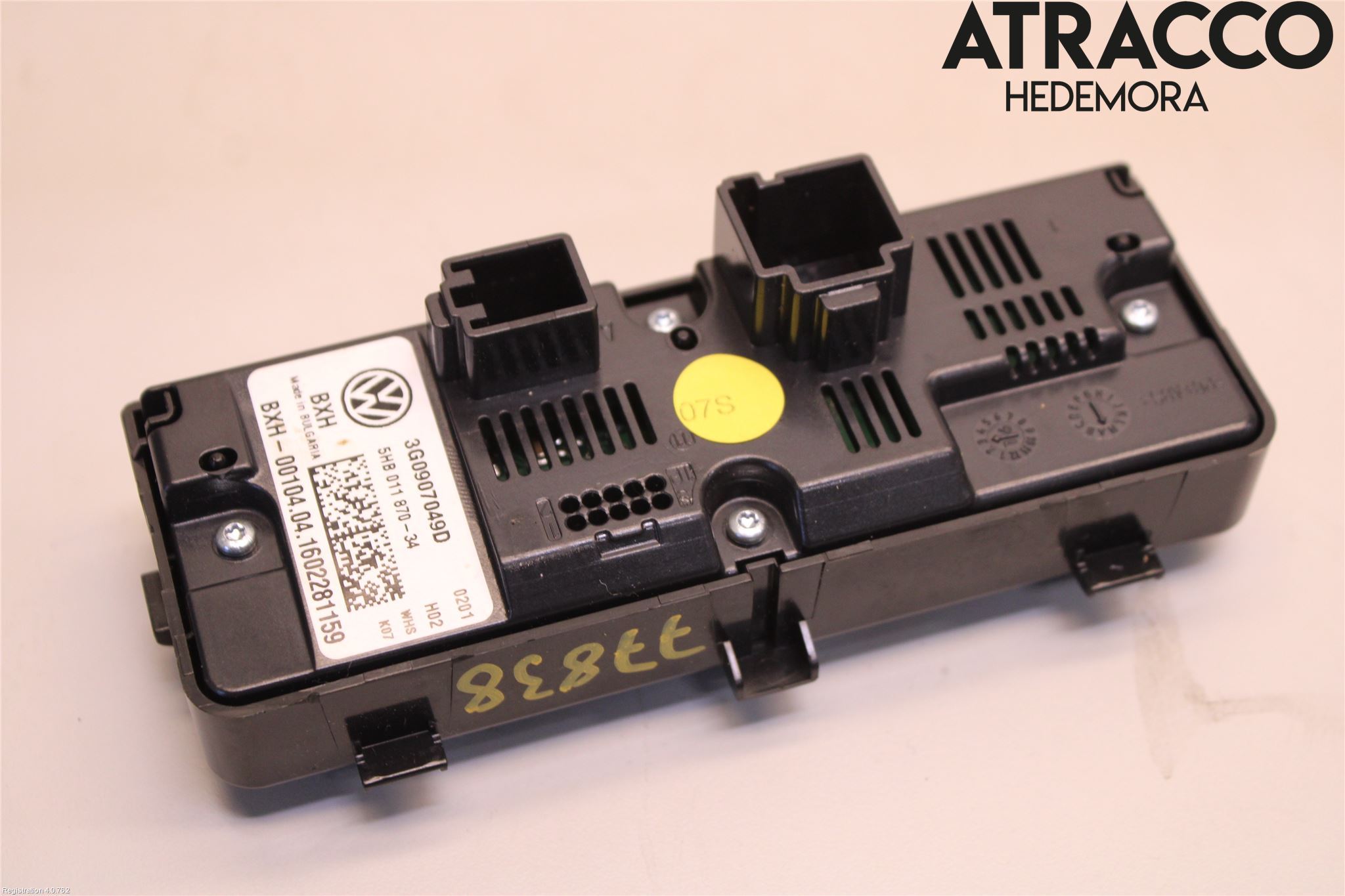 Volkswagen VW PASSAT 15-19 Varme Ac Betjening-Display