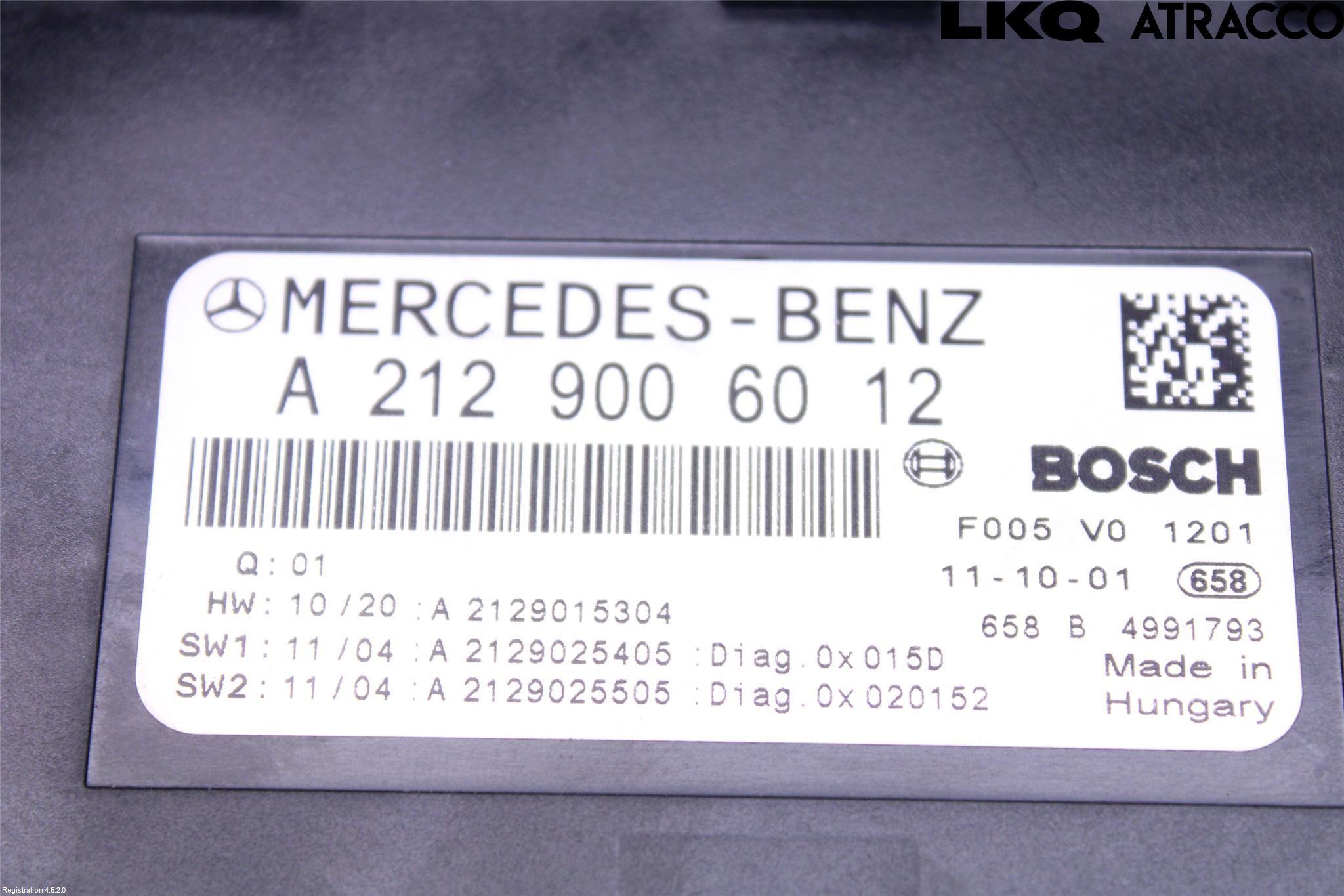 Mercedes-Benz MB E-KLASS (W212) 09-16 Sikringsboks - Elsentral