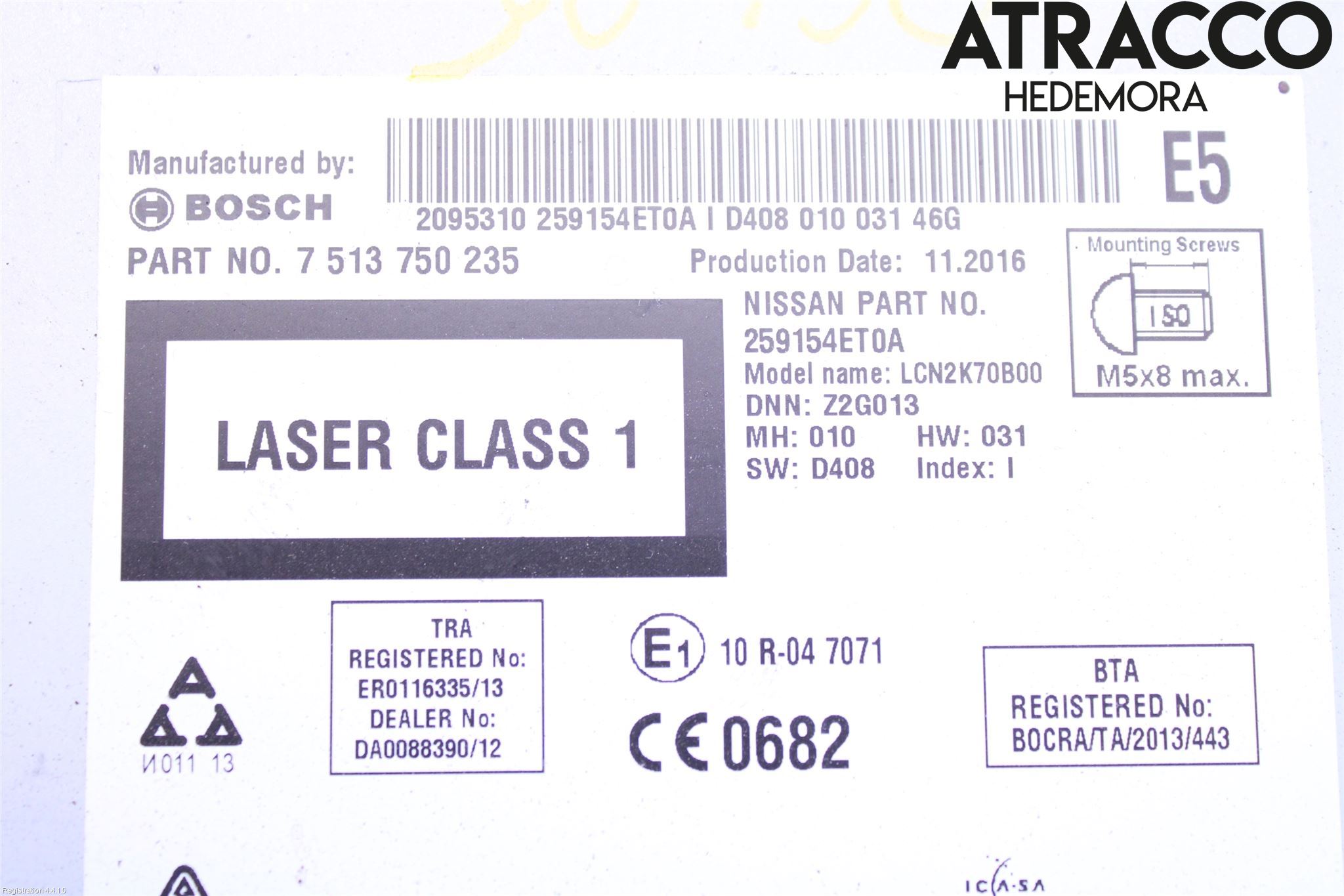 Nissan X-TRAIL 14-21 Stereo Radio