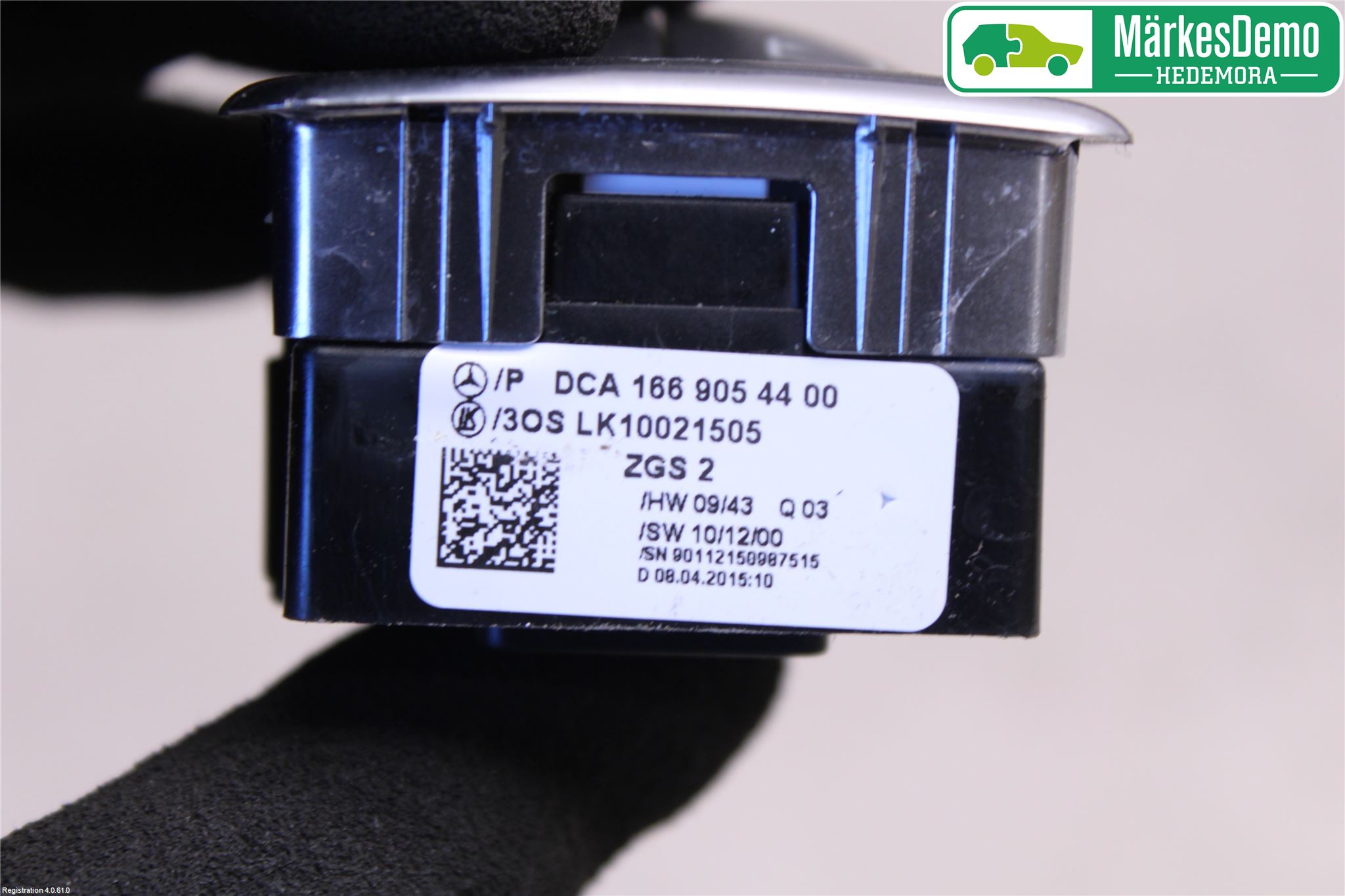 Mercedes-Benz MB ML/GLE-KLASS (W166) 12-18 Bryter Vindusheis