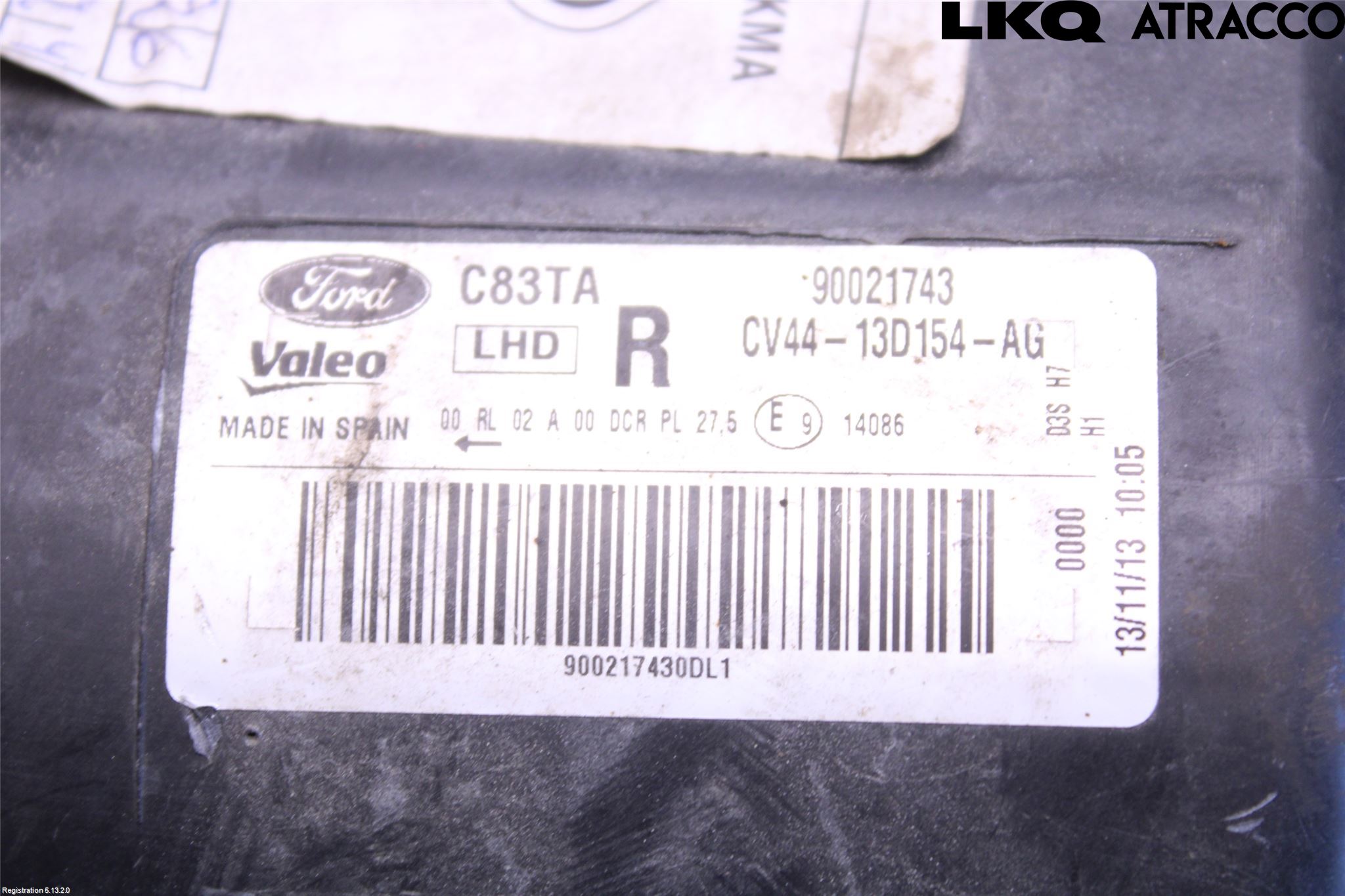 Ford KUGA 13-16 Frontlykt Høyre