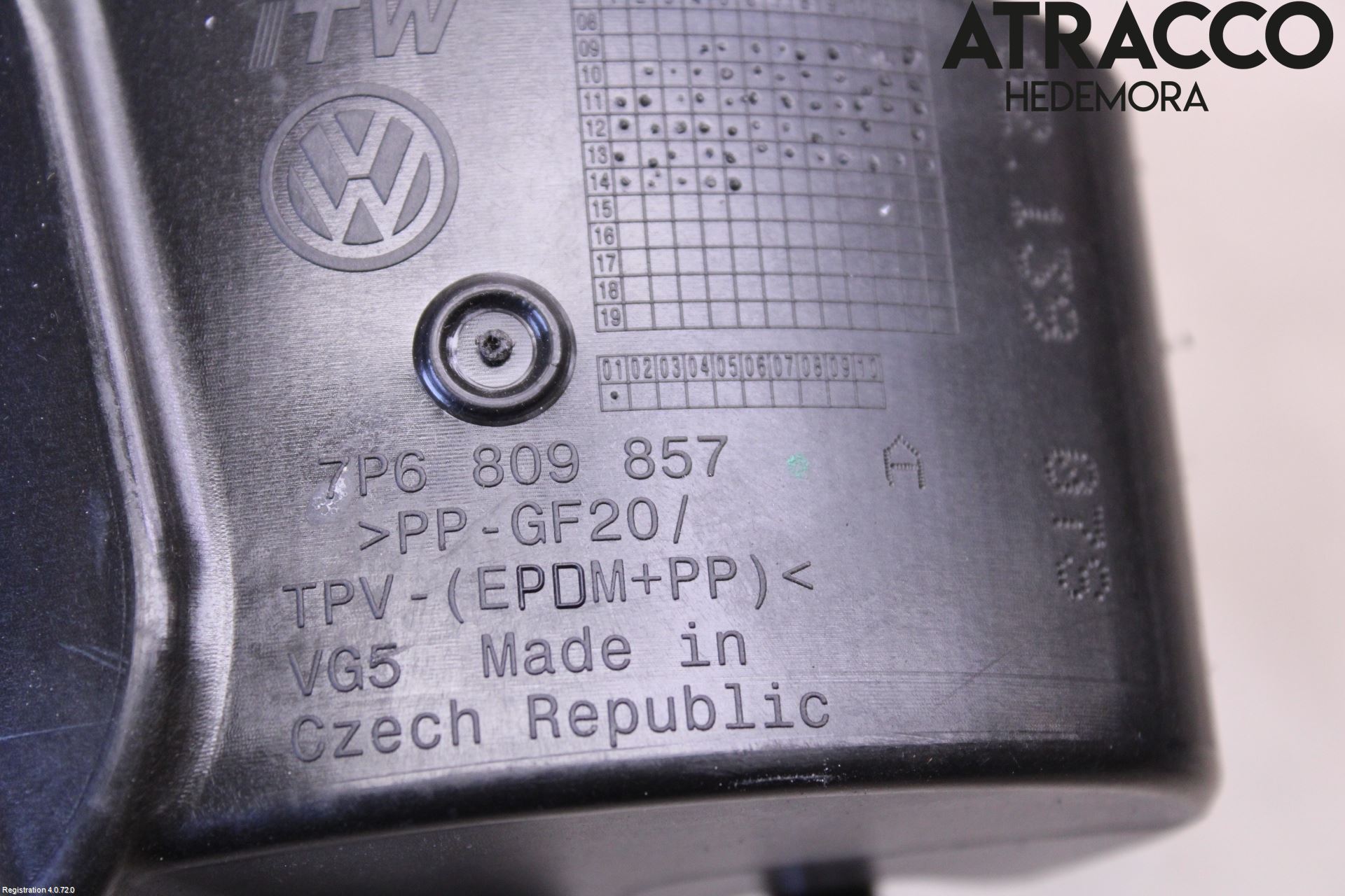 Volkswagen VW TOUAREG 7P 11-18 Drivstoff Tankluke