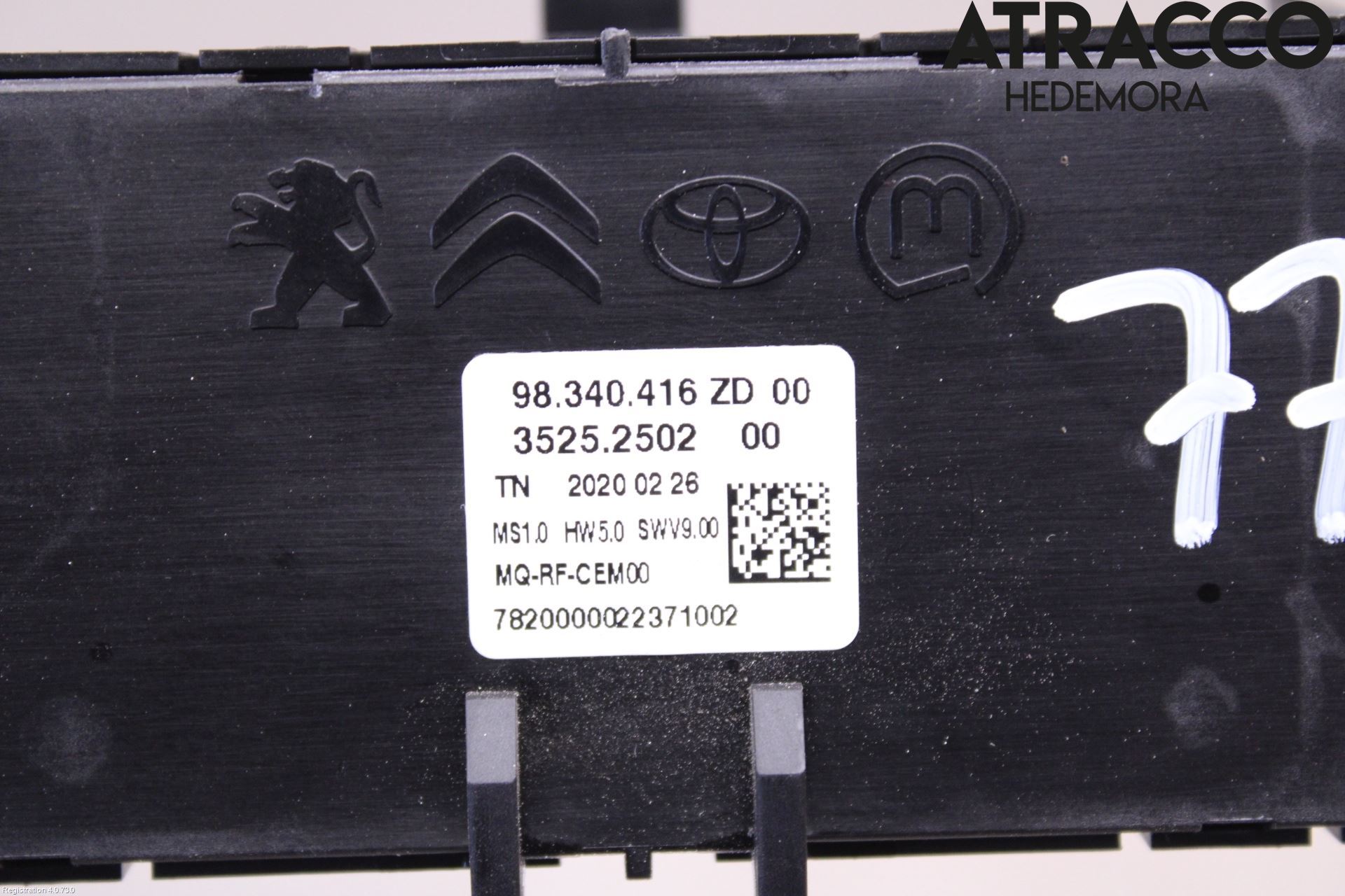 Toyota PROACE CITY 20- Varme Ac Betjening-Display