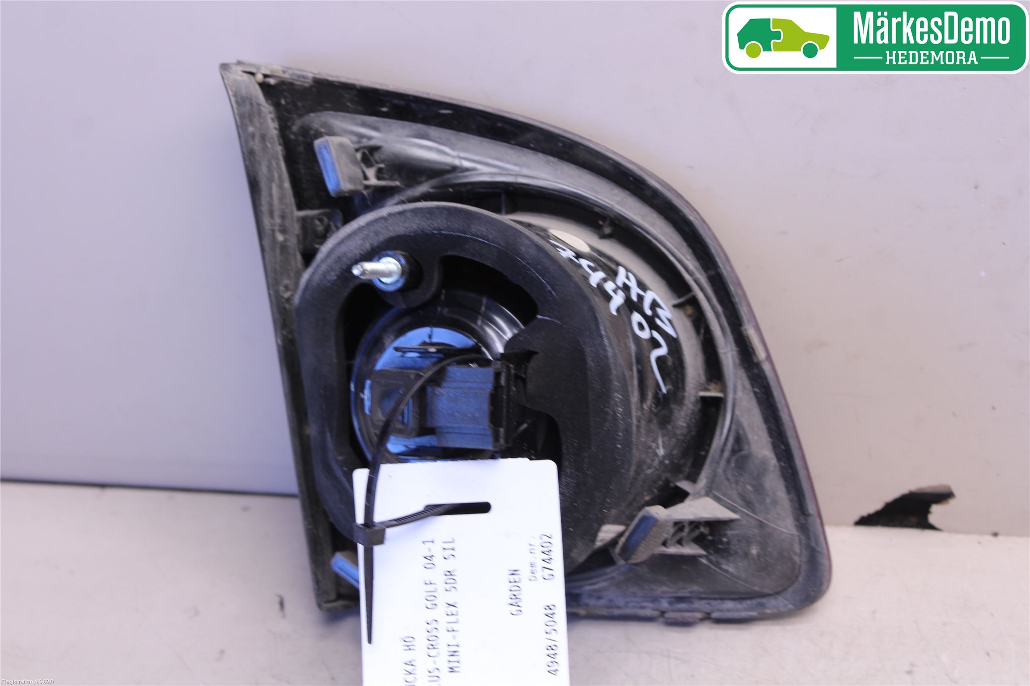 Volkswagen VW GOLF PLUS/CROSS GOLF 04-14 Baklykt Høyre  På Luke(Indre)