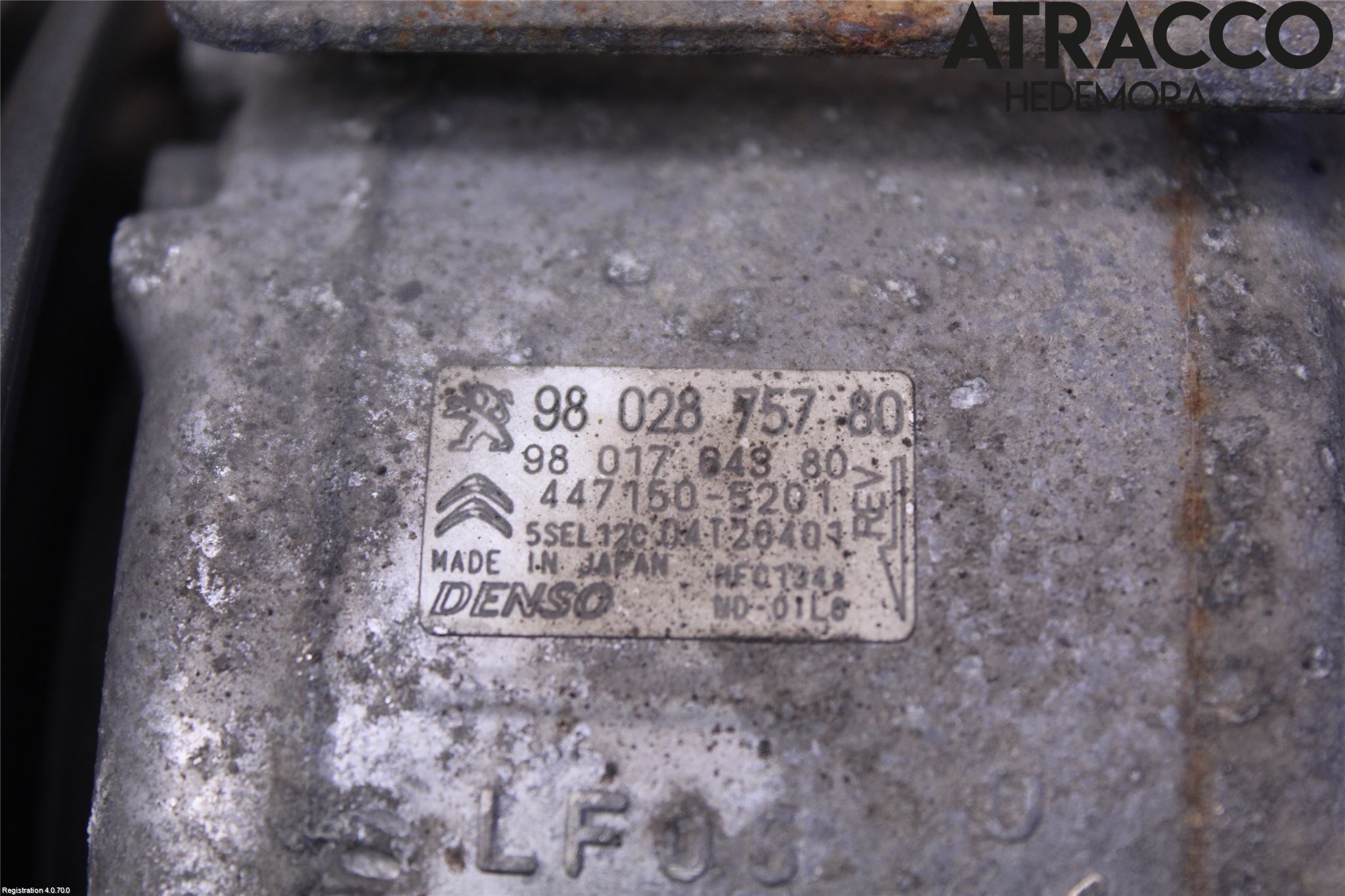Peugeot PARTNER 16-18 Varme Ac Kompressor