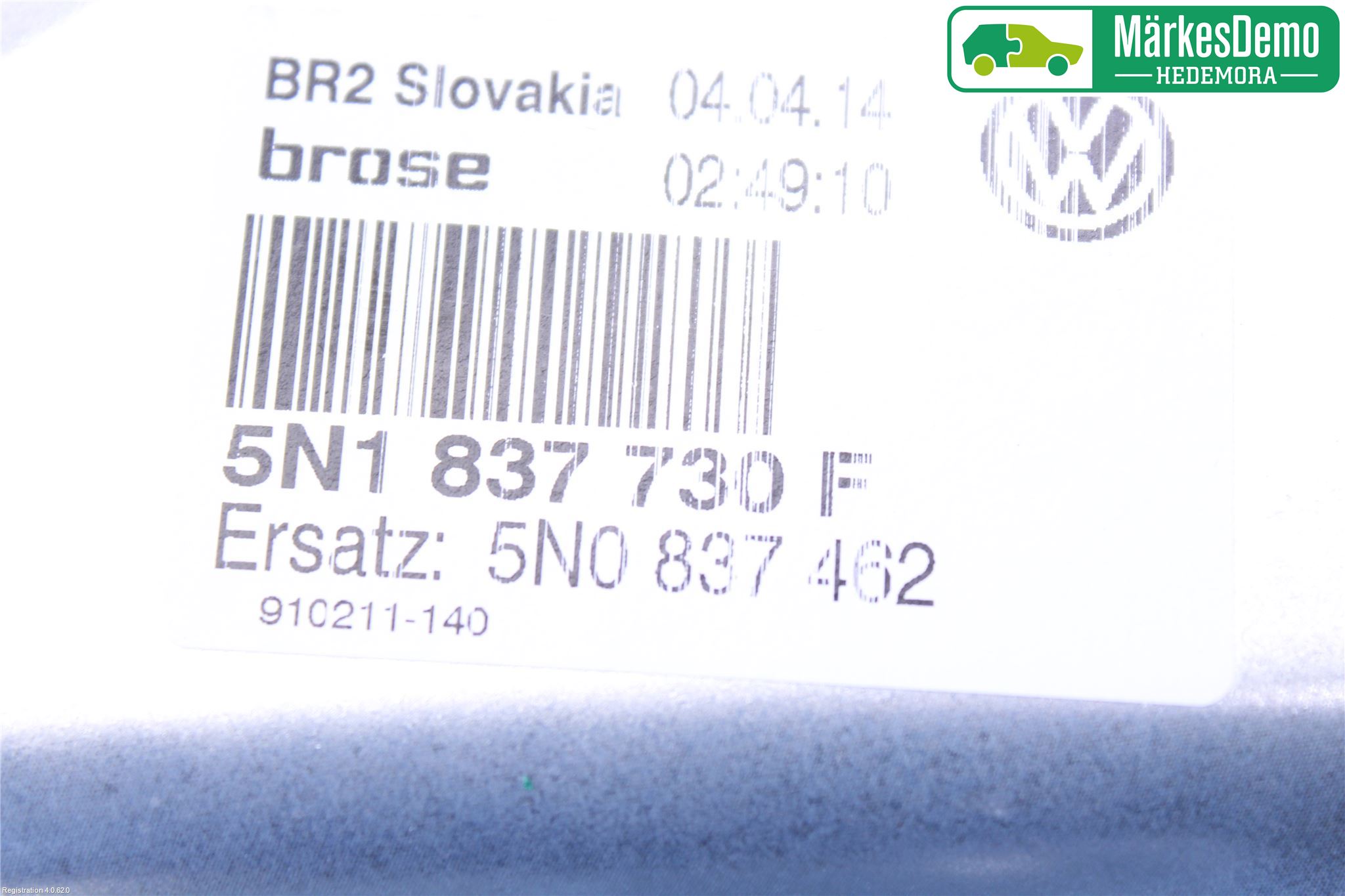 Volkswagen VW TIGUAN 07-16 Vindusheis El Komp