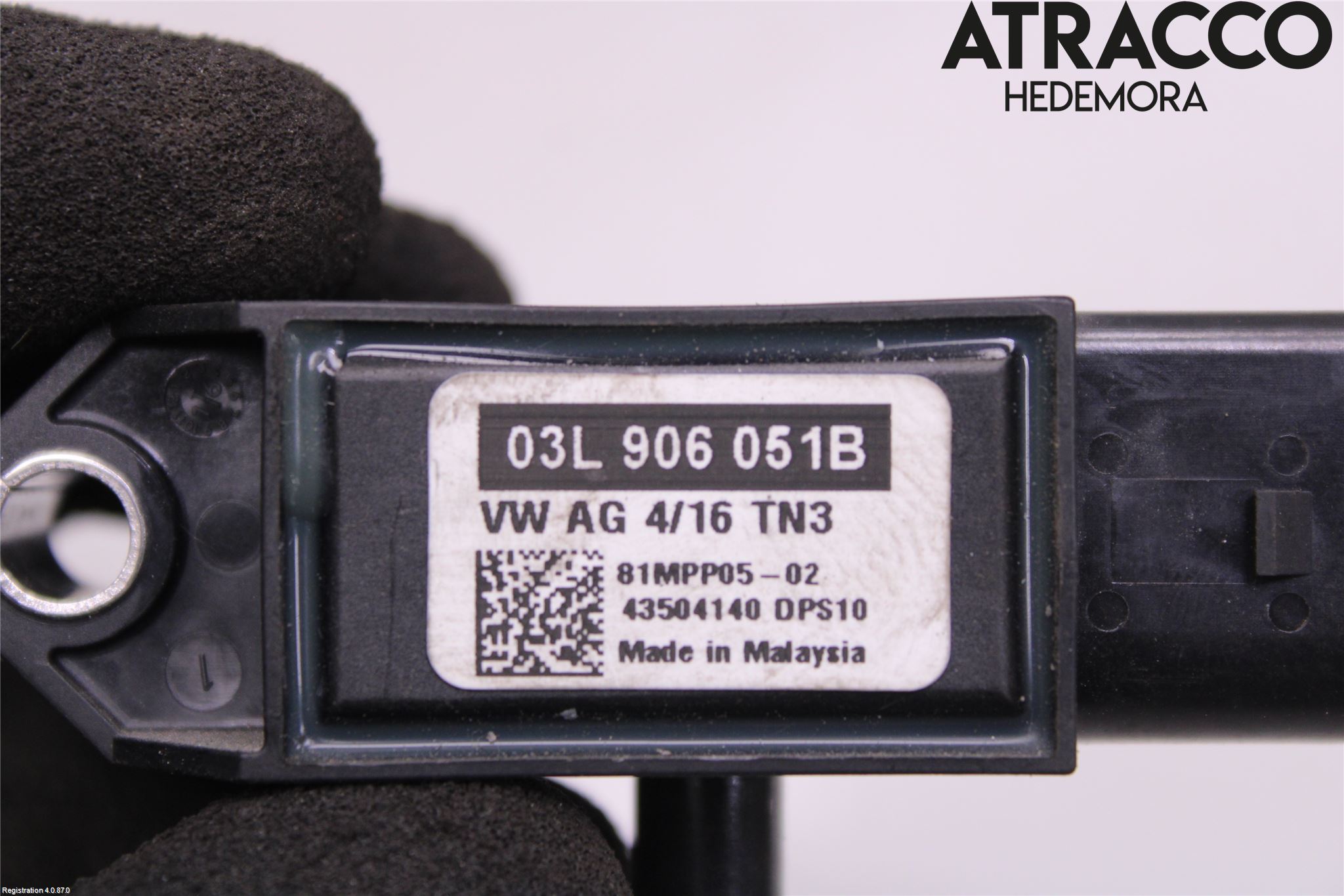 Audi Q3 8U 12-18 Sensor Temp-Trykk Avgass