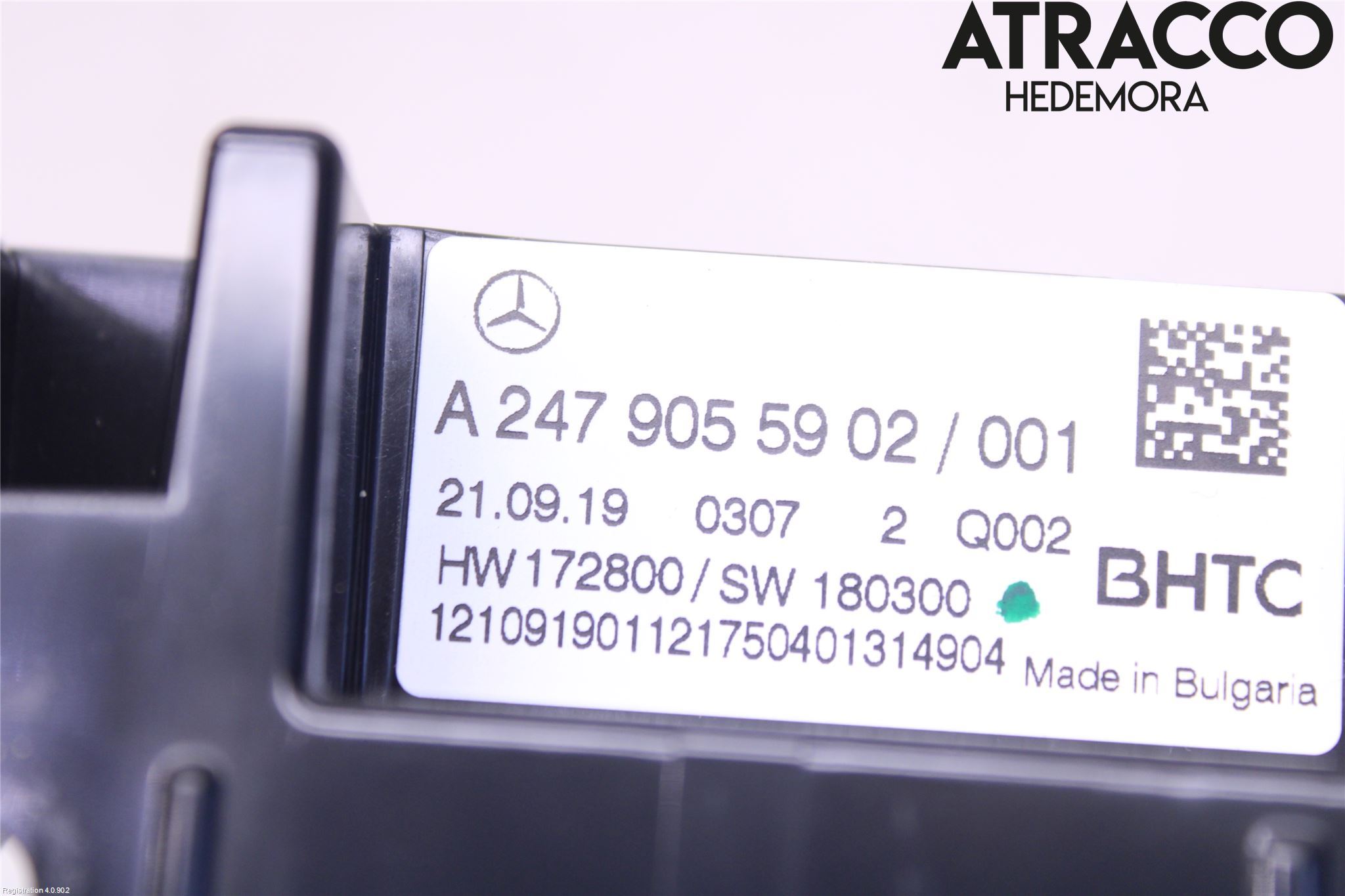 Mercedes-Benz MB CLA-KLASS (C118/X118) 19- Varme Ac Betjening-Display