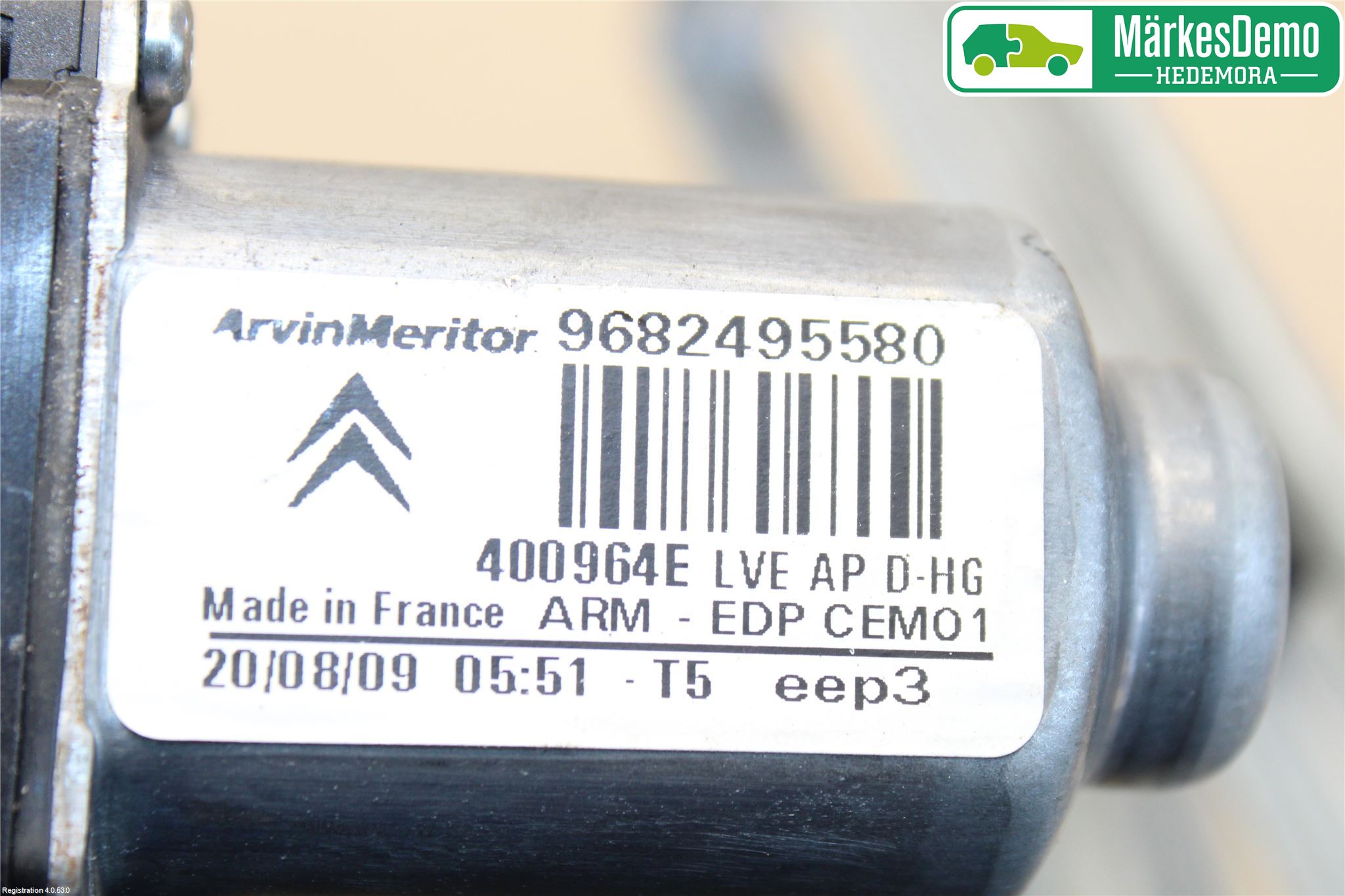Citroen C4 GRAND PICASSO 07-13 Vindusheis El Komp