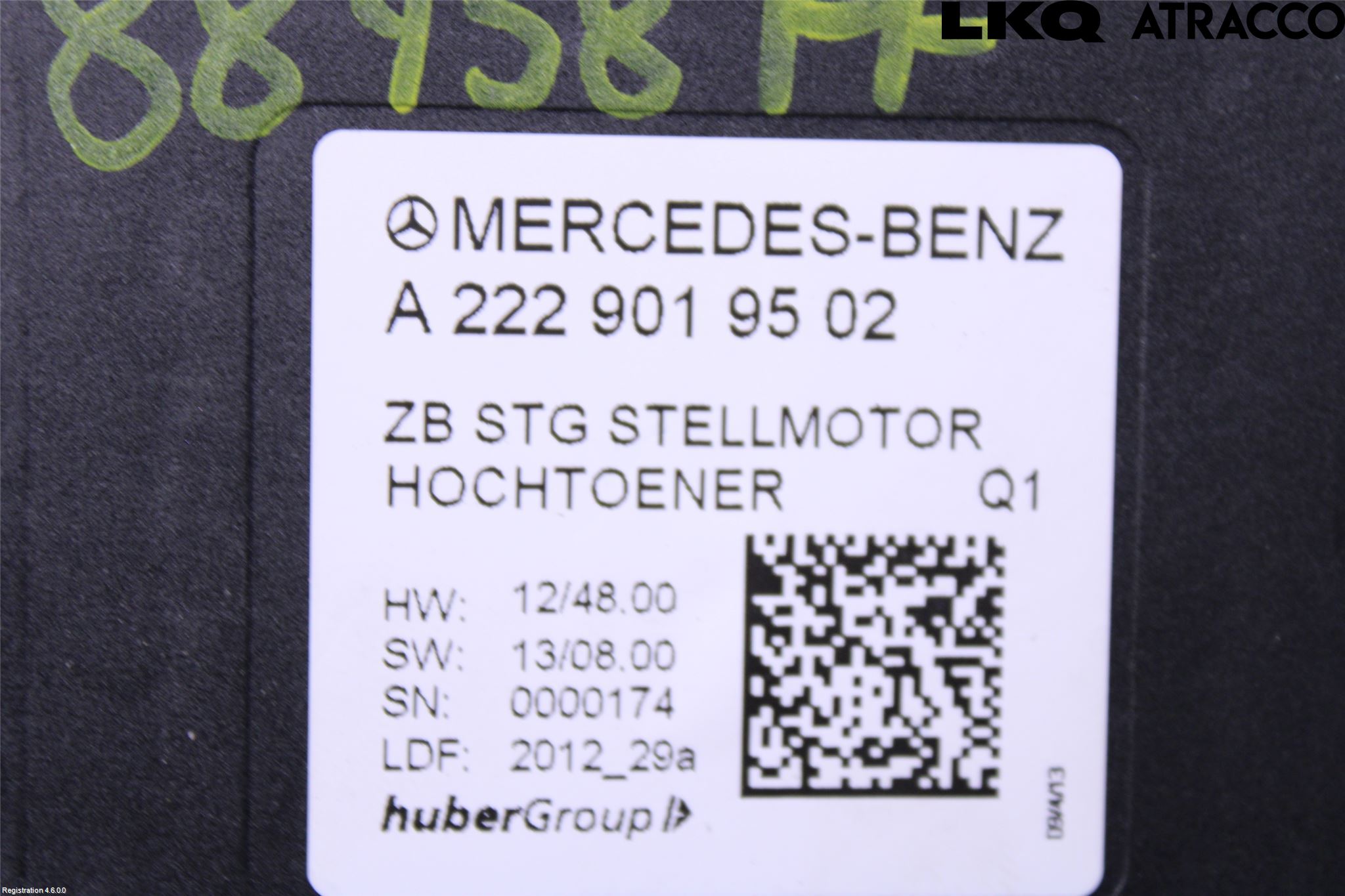 Øvrige MB S-CLASS AMG (W221) Styreenhet Øvrig
