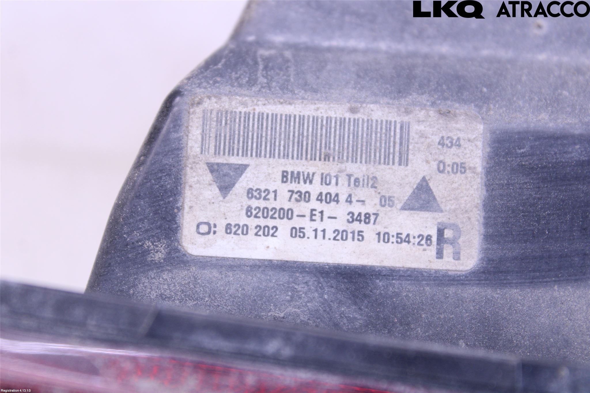 BMW i3 I01 13-22 Refleks Bak