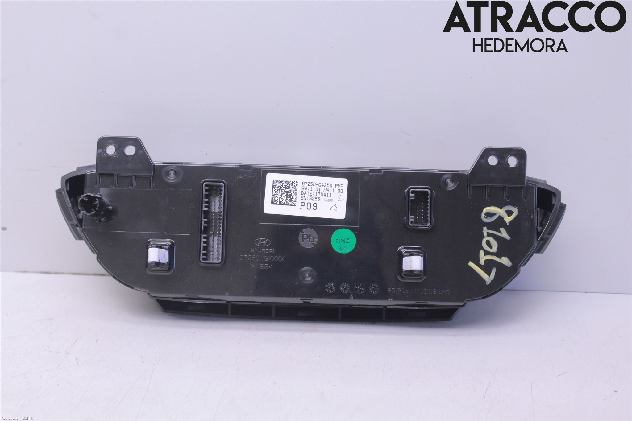 Hyundai i30 PD 17- Varme Ac Betjening-Display