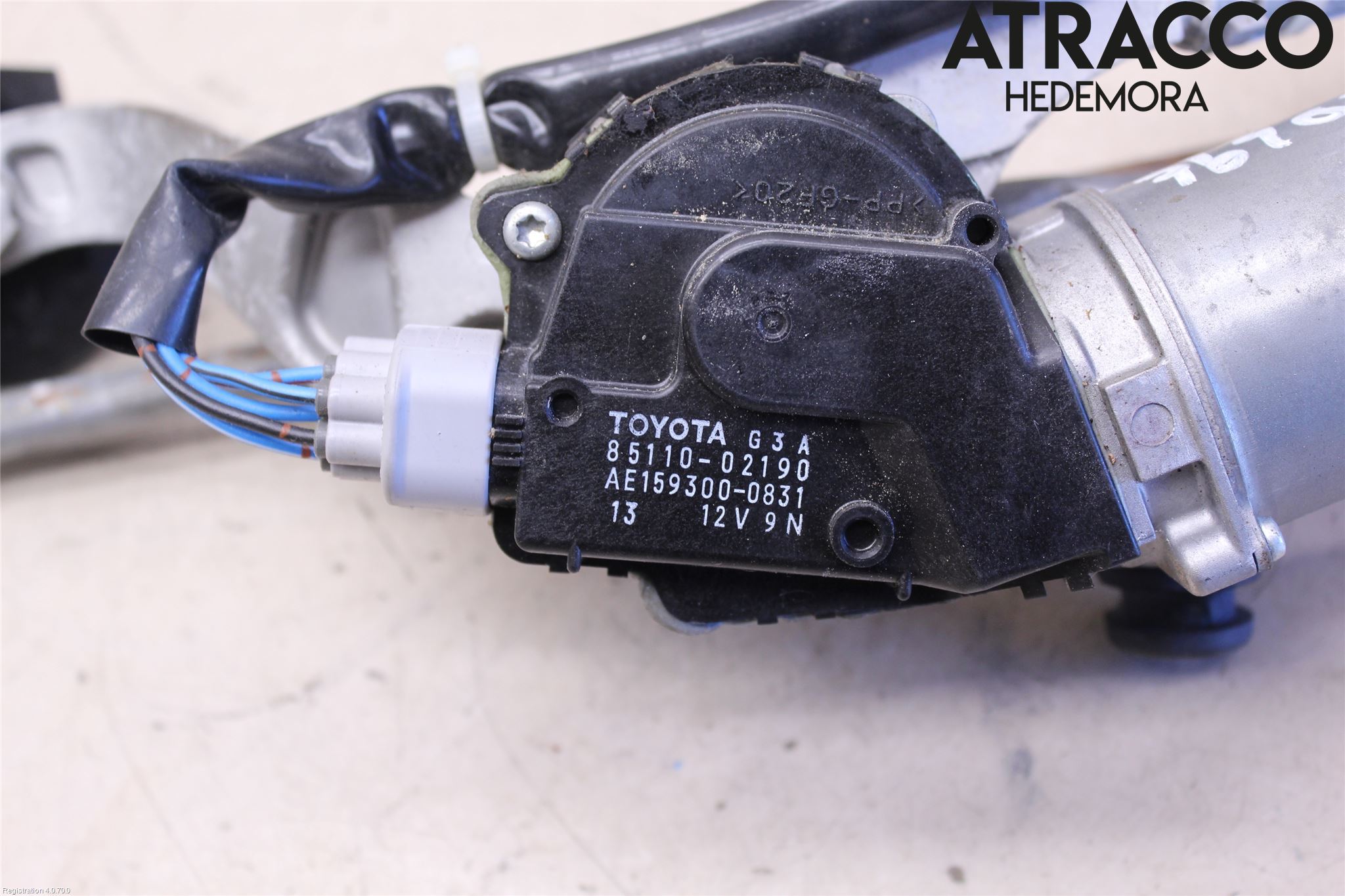 Toyota AURIS 10-12 Viskermotor Frontrute