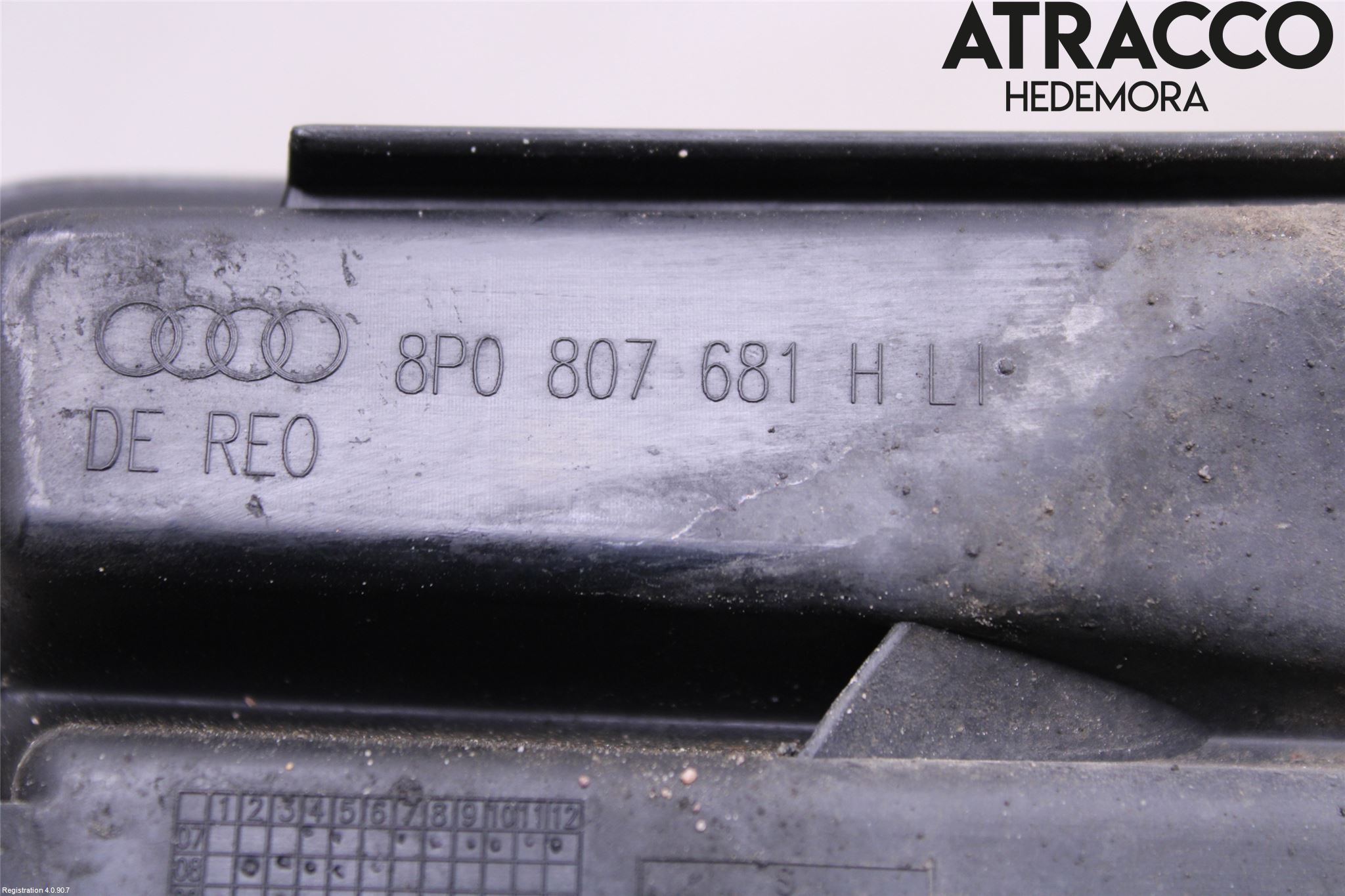 Audi A3/S3 05-13 Frontlykt Kurve-Tåkelys Ramme