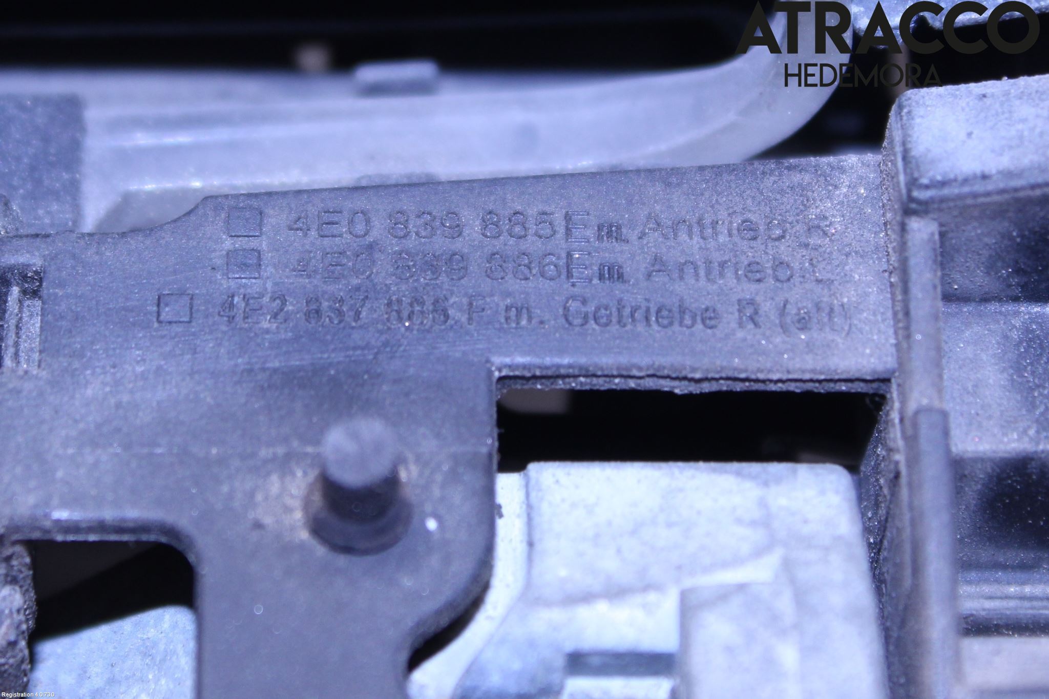 Audi A8/S8 4E  02-09 Dørhandtak Ytre Høyre