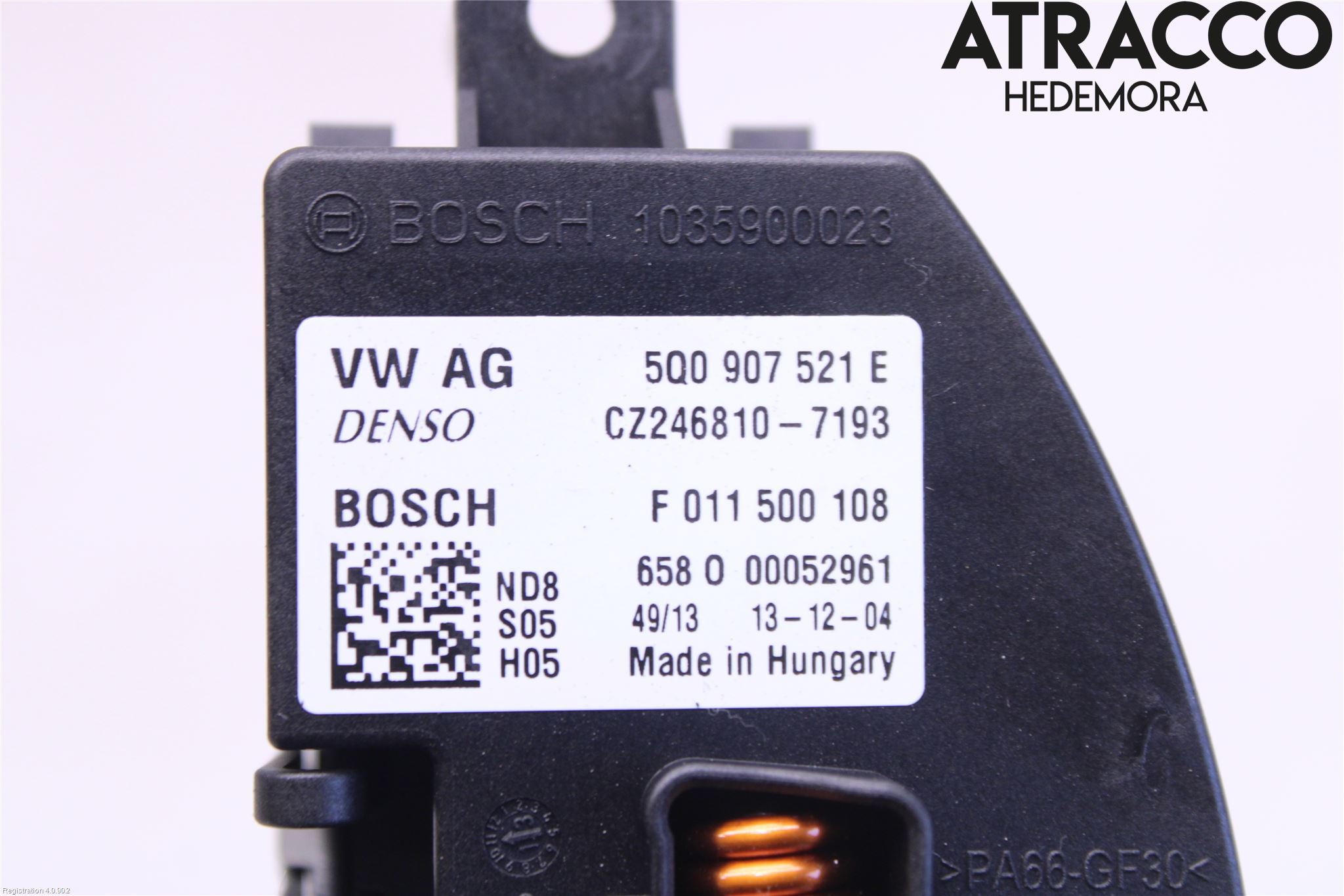 Volkswagen VW GOLF / E-GOLF VII 13-20 Varmeapparat Viftemotstand
