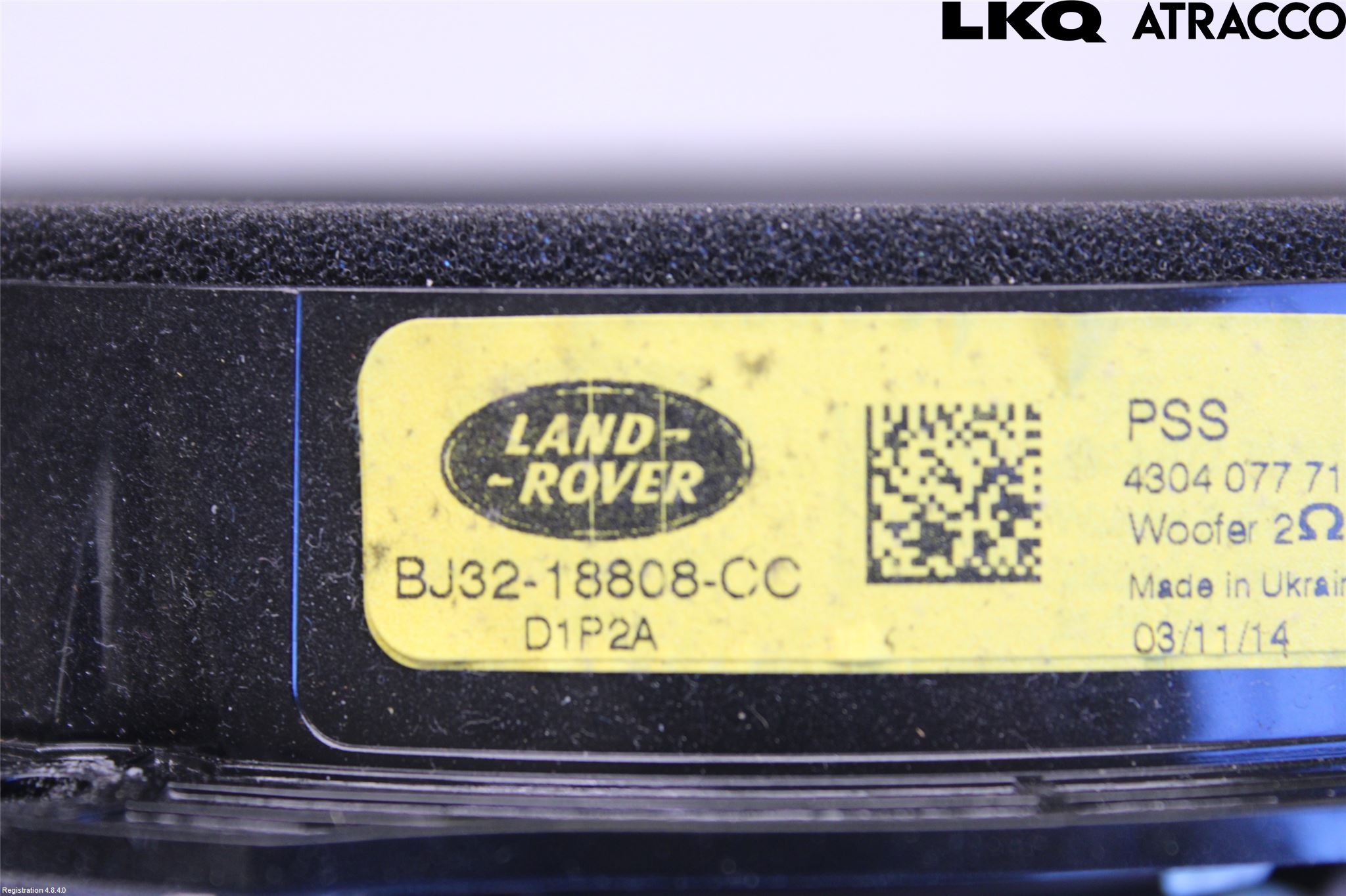 Landrover LAND ROVER RANGE ROVER EVOQUE (L538) 11-18 Innr Høyttaler