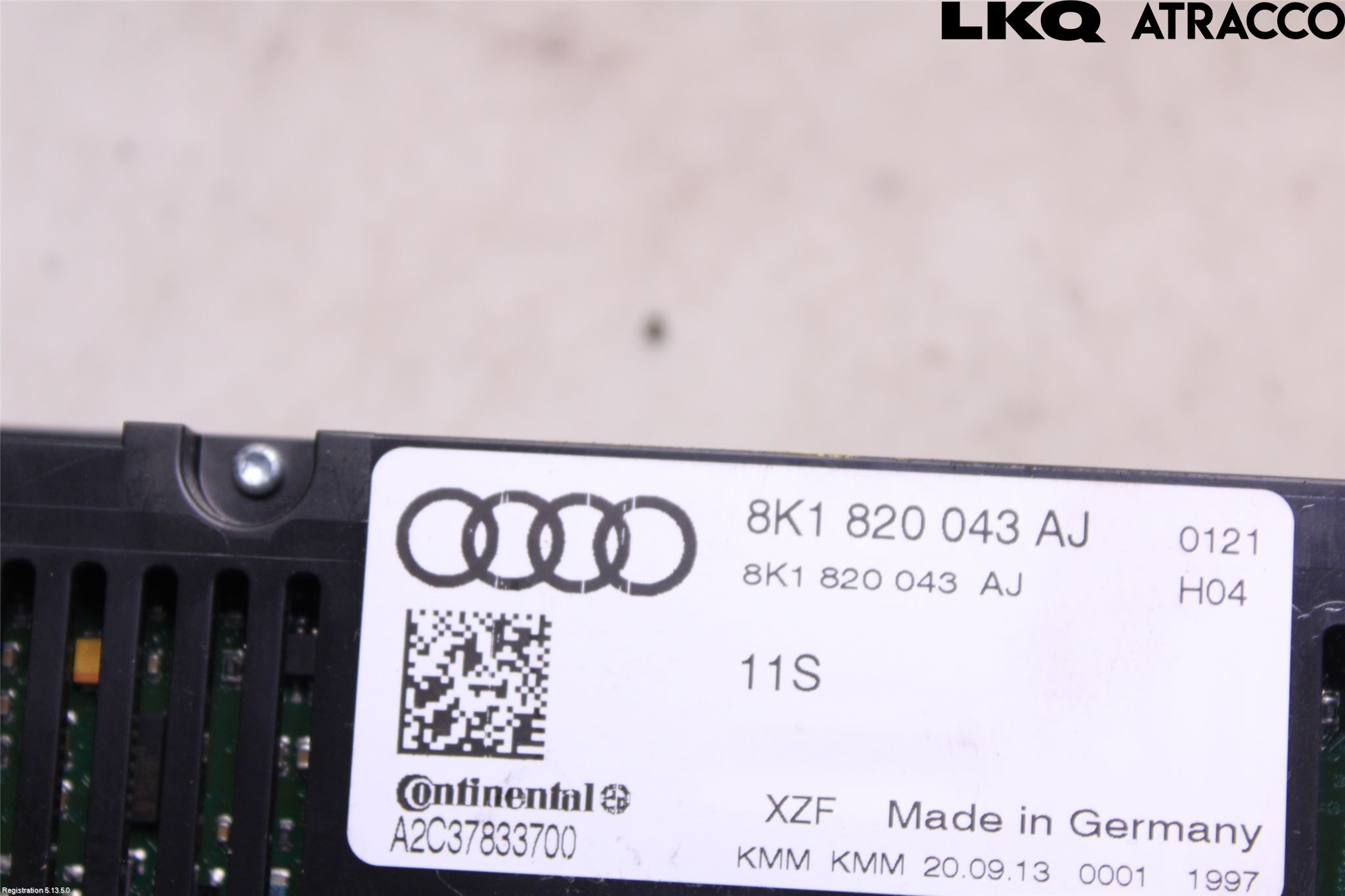 Audi A4 12-15 Varme Ac Betjening-Display