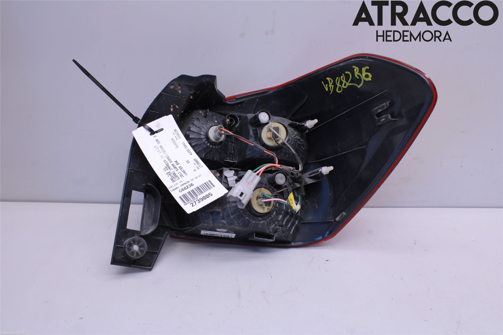 Subaru IMPREZA IV 13-17 Baklykt Venstre