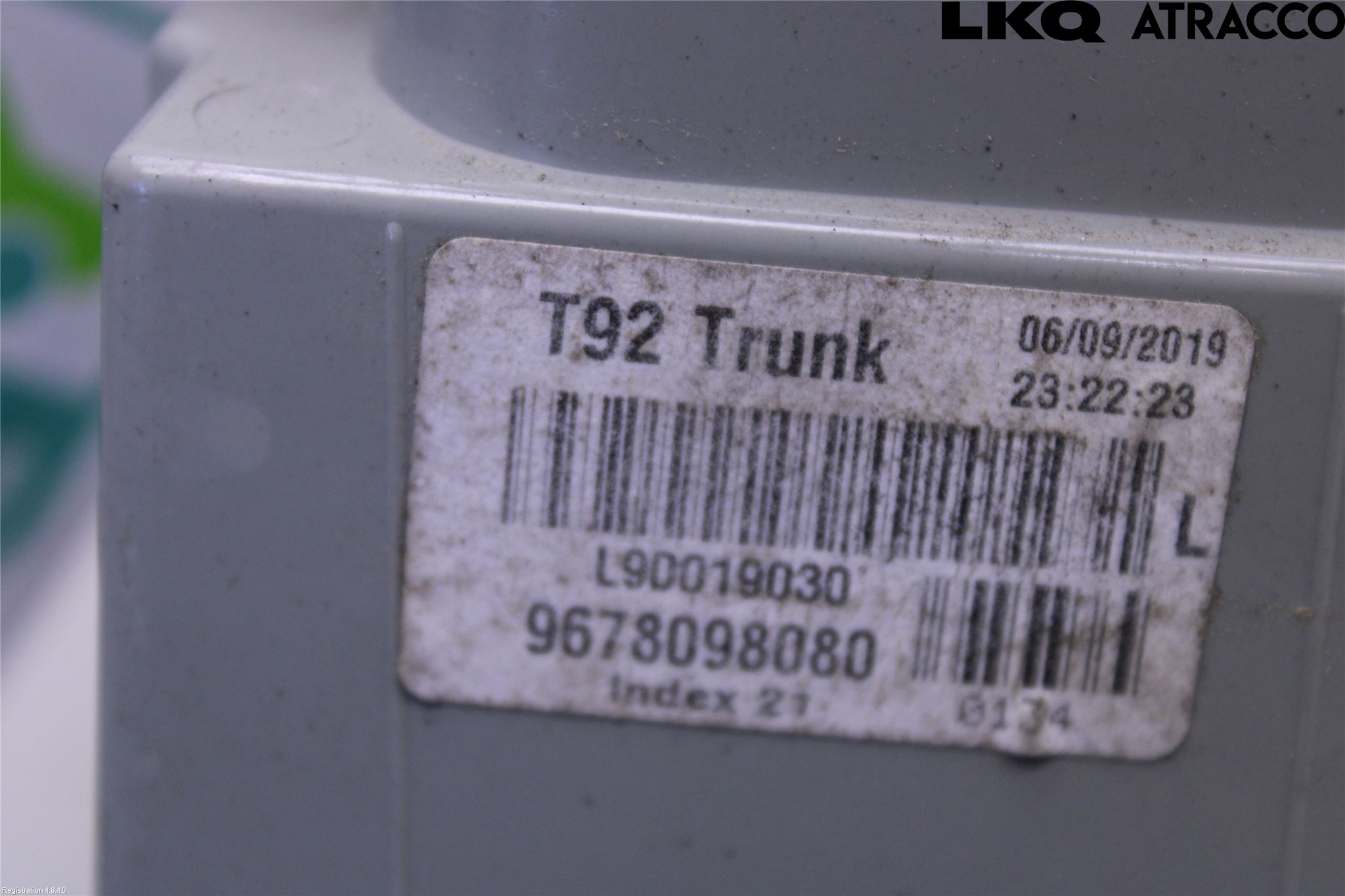 Peugeot 308 14-21 Baklykt Venstre  På Luke(Indre