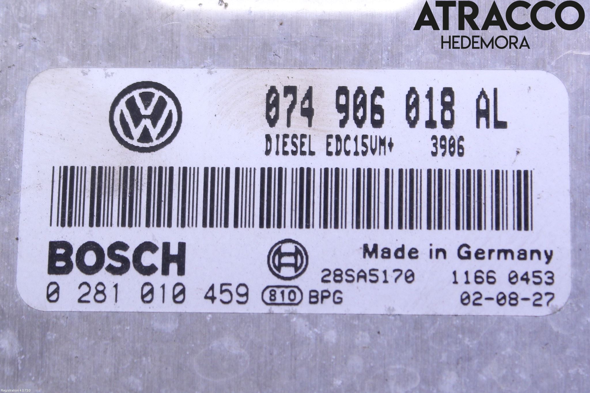 Volkswagen VW TRANSP/CARAVELLE (T4) 91-03 Styreenhet Innsprøytning
