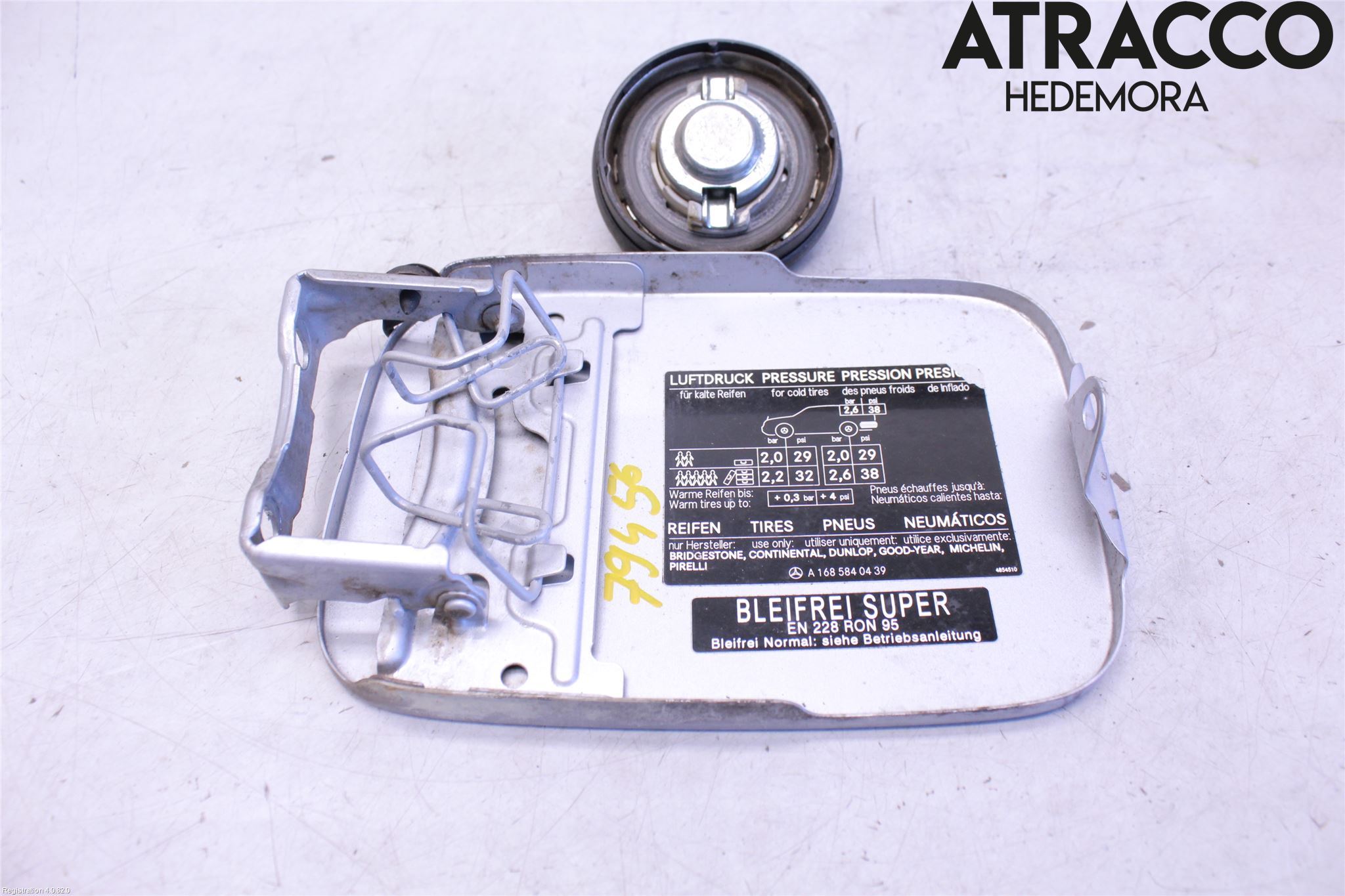 Mercedes-Benz MB A-KLASS (W168) 98-04 Drivstoff Tankluke