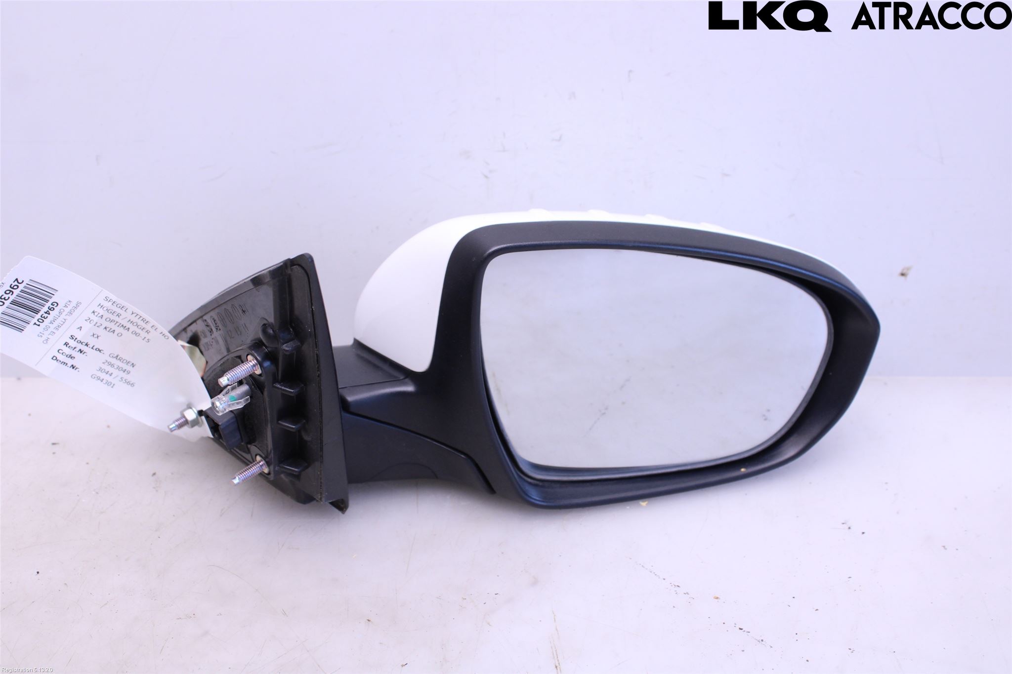 Kia OPTIMA 00-15 Speil H M-El Justering