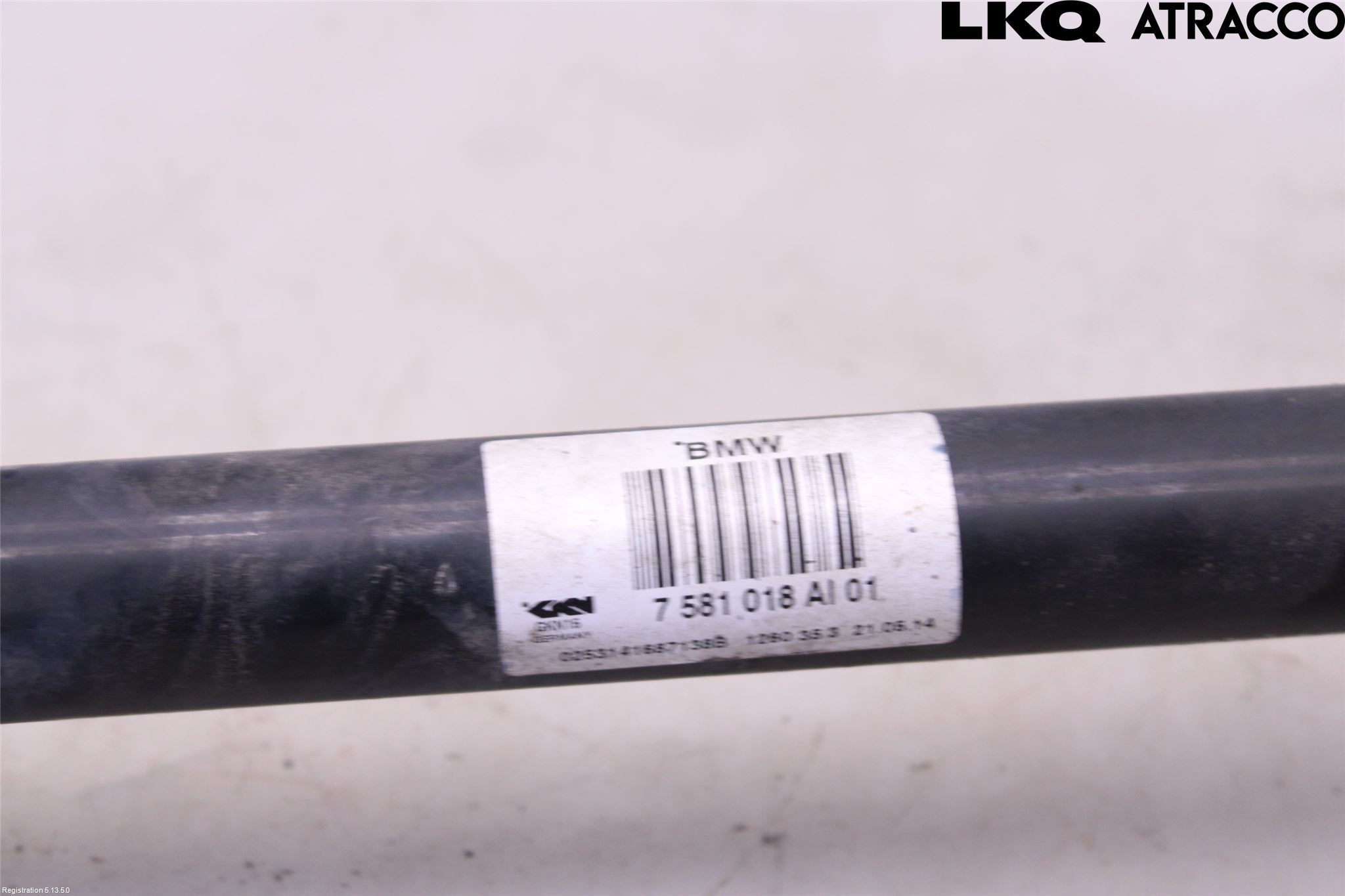 BMW 5 F10/F11/F18 09-17 Drivaksel Bak Kompl Høyre