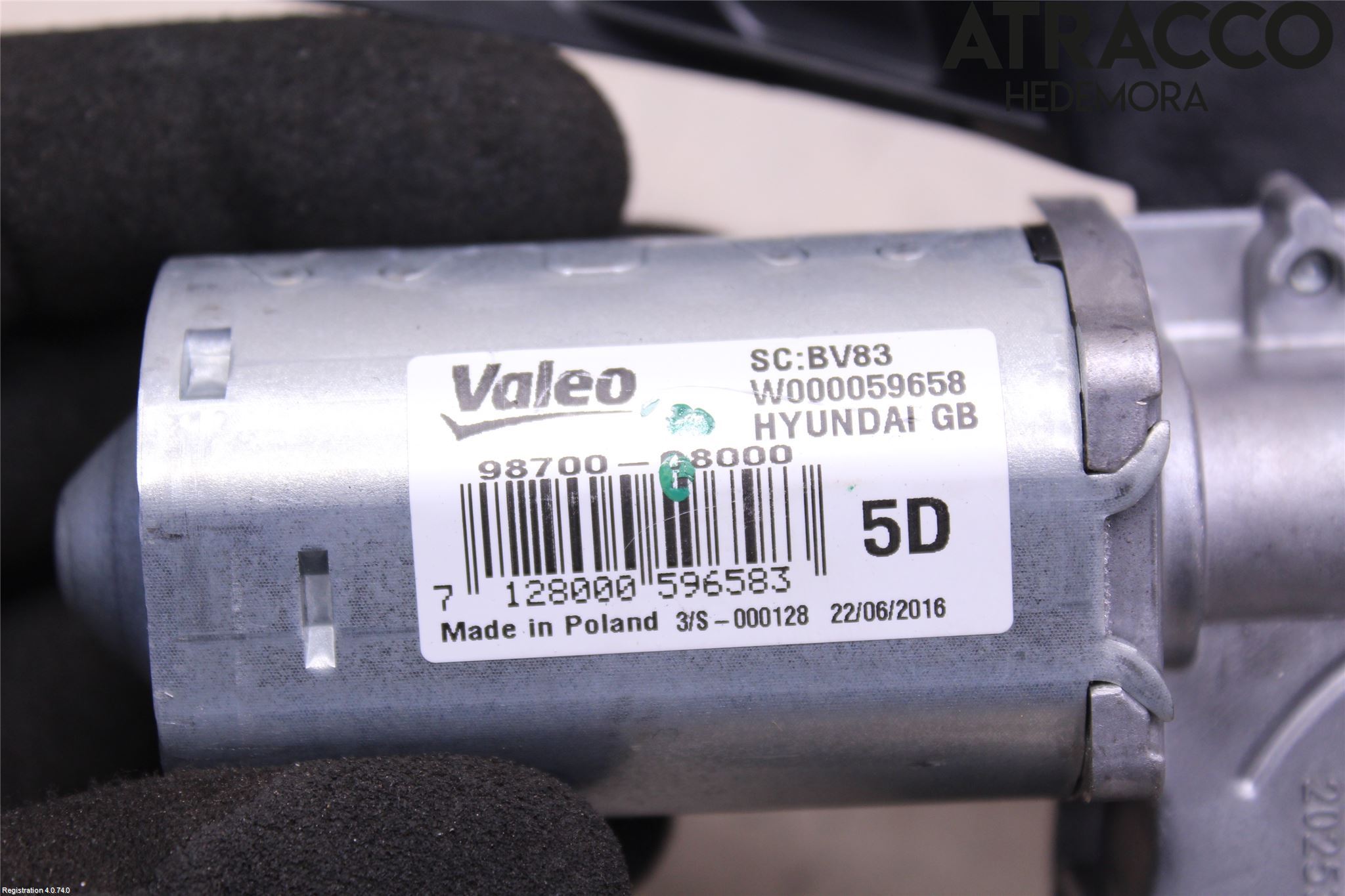 Hyundai i20 GB 15-20 Viskermotor Bakluke