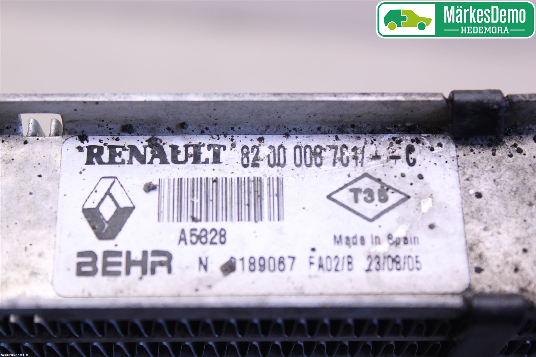 Renault ESPACE/GRAND ESPACE 04-14 Intercooler Radiator