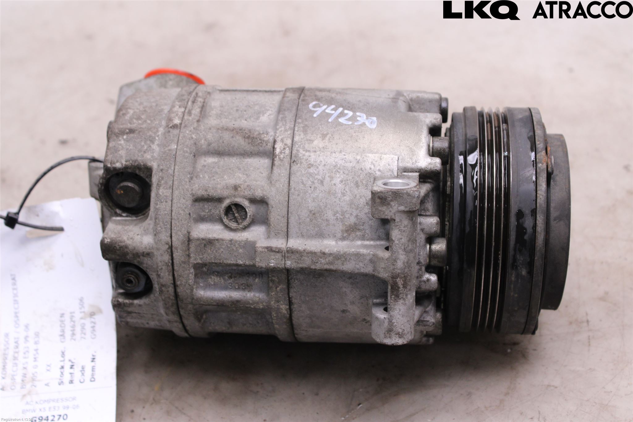 BMW X5 E53     99-06 Varme Ac Kompressor