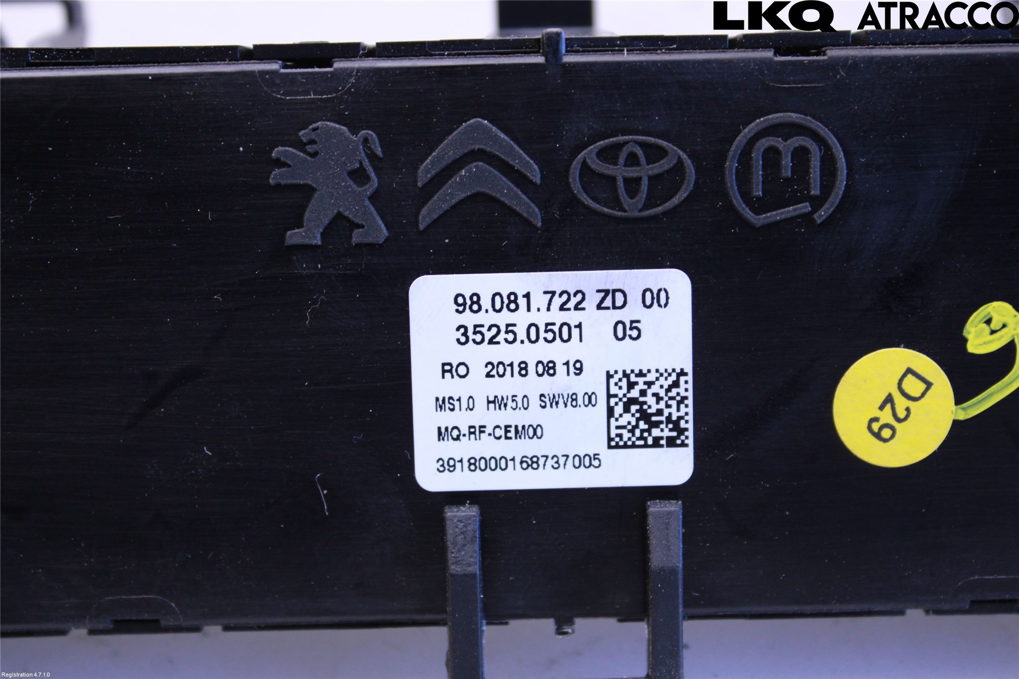 Toyota PROACE II 16- Varme Ac Betjening-Display