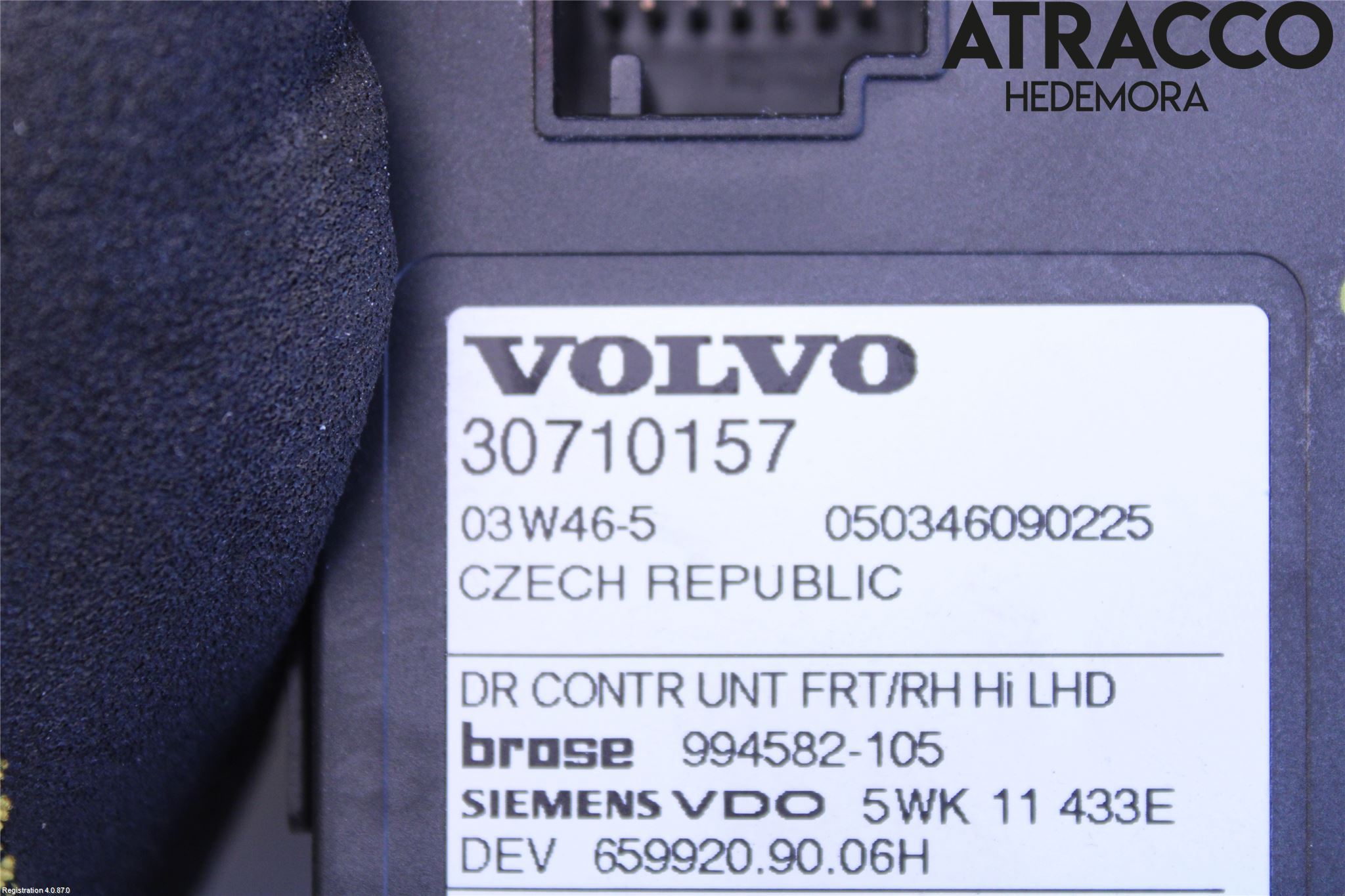 Volvo S40 04-07 Vindusheismotor