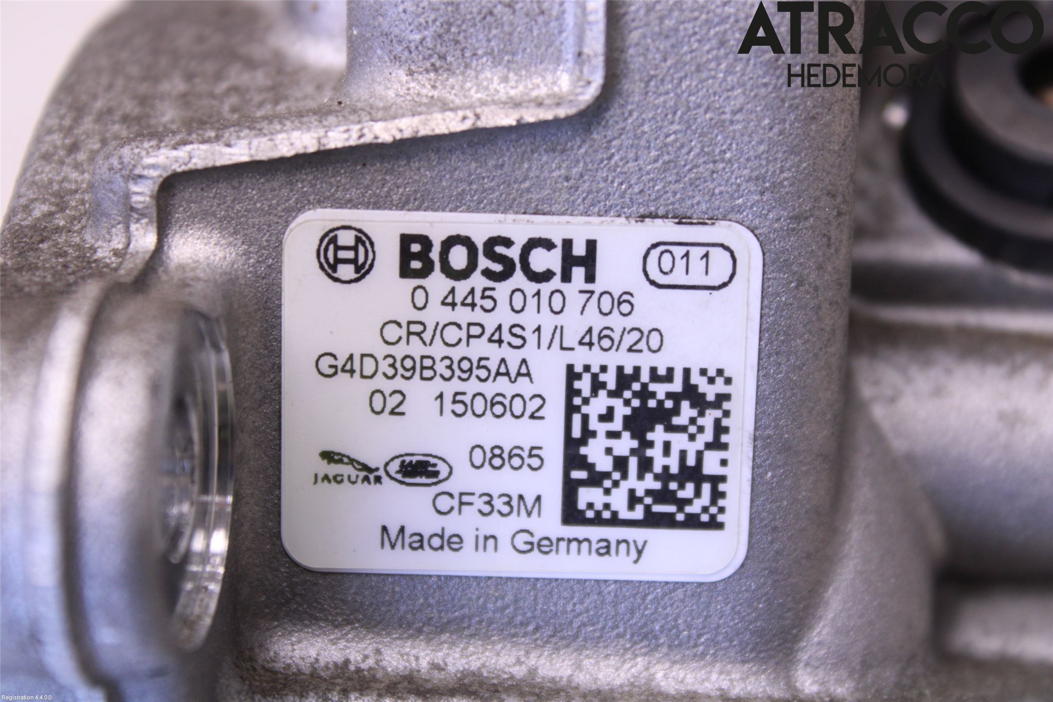 Jaguar XE (X760) 15-24 Drivstoff Dieselpumpe Hoved