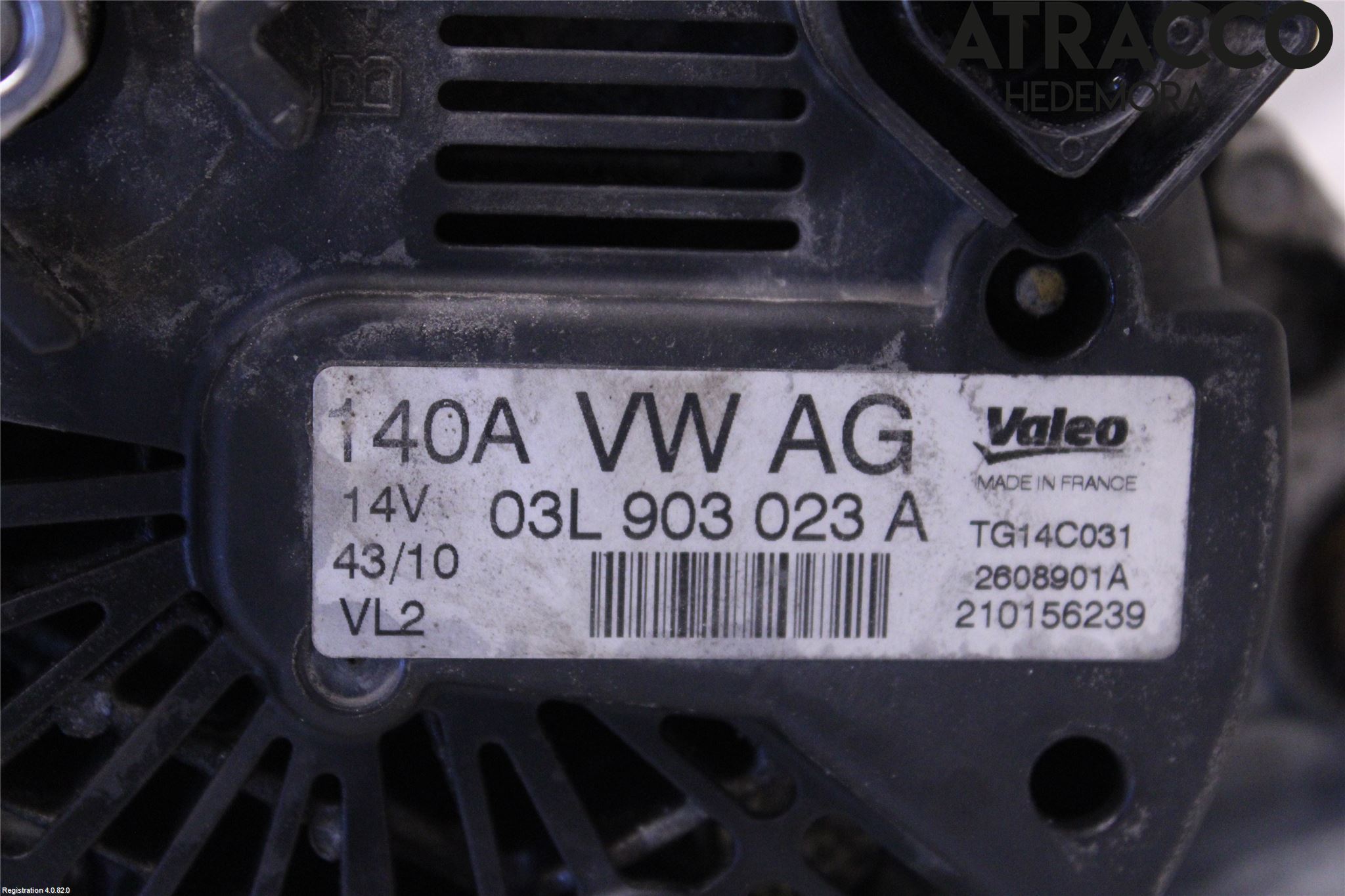 Volkswagen VW TOURAN 10-15 Dynamo