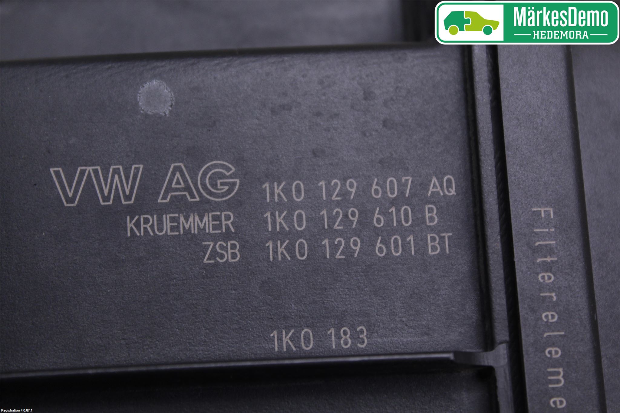 Volkswagen VW GOLF VI 09-13 Luftfilter Boks