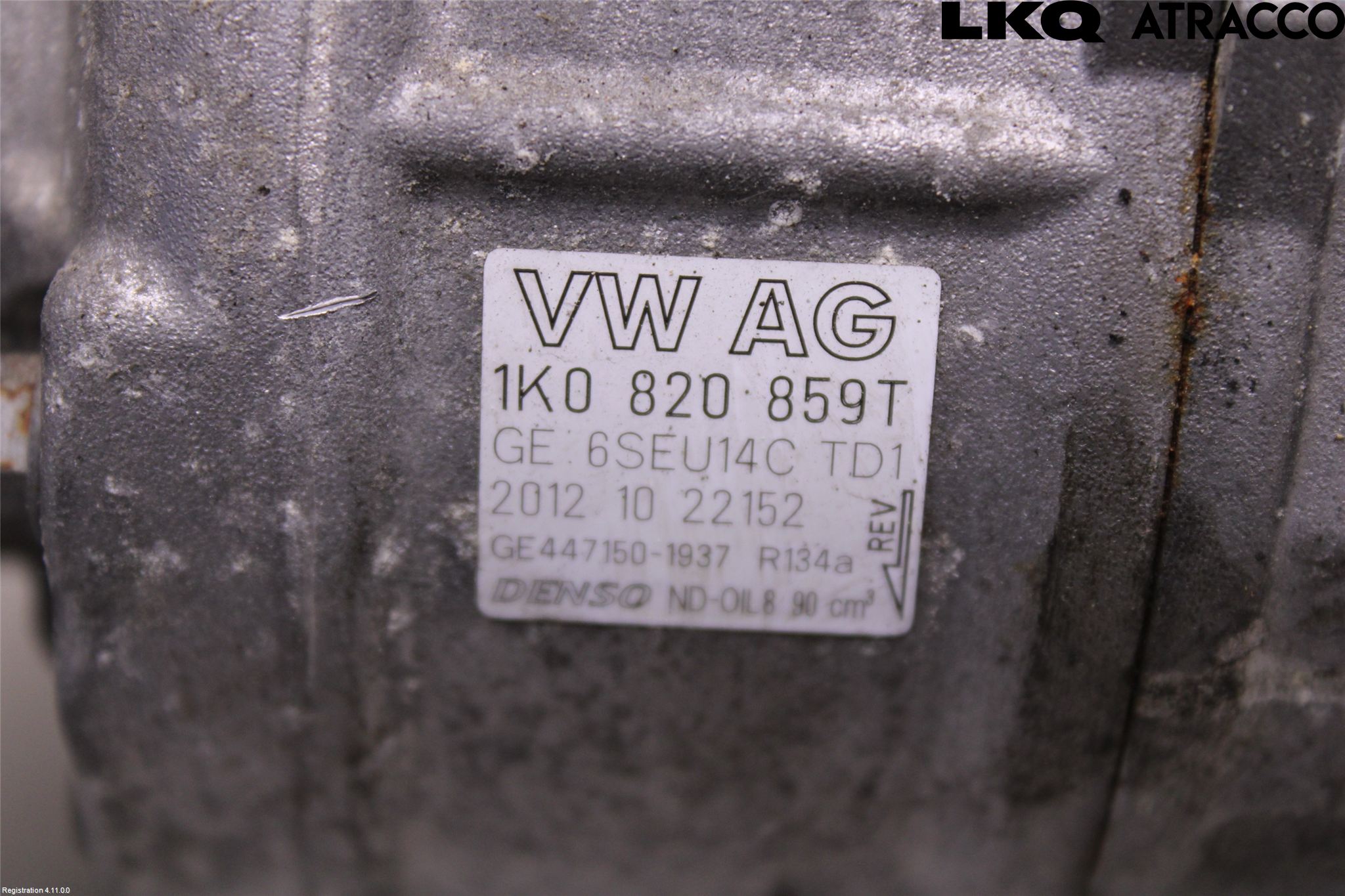 Skoda OCTAVIA (1Z) 05-13 Varme Ac Kompressor