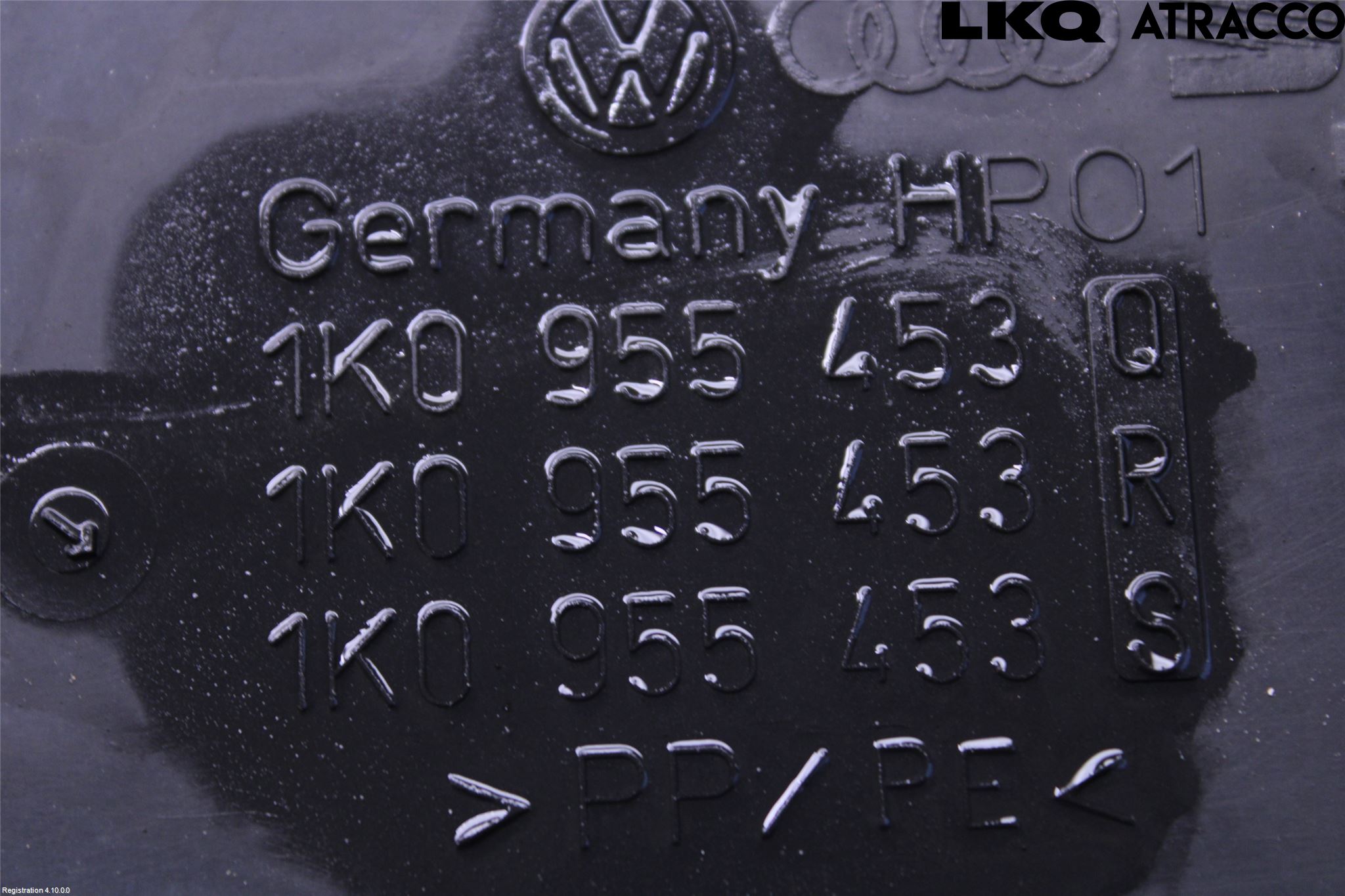 Volkswagen VW TOURAN 10-15 Spylerbeholder Frontrute-Lykte