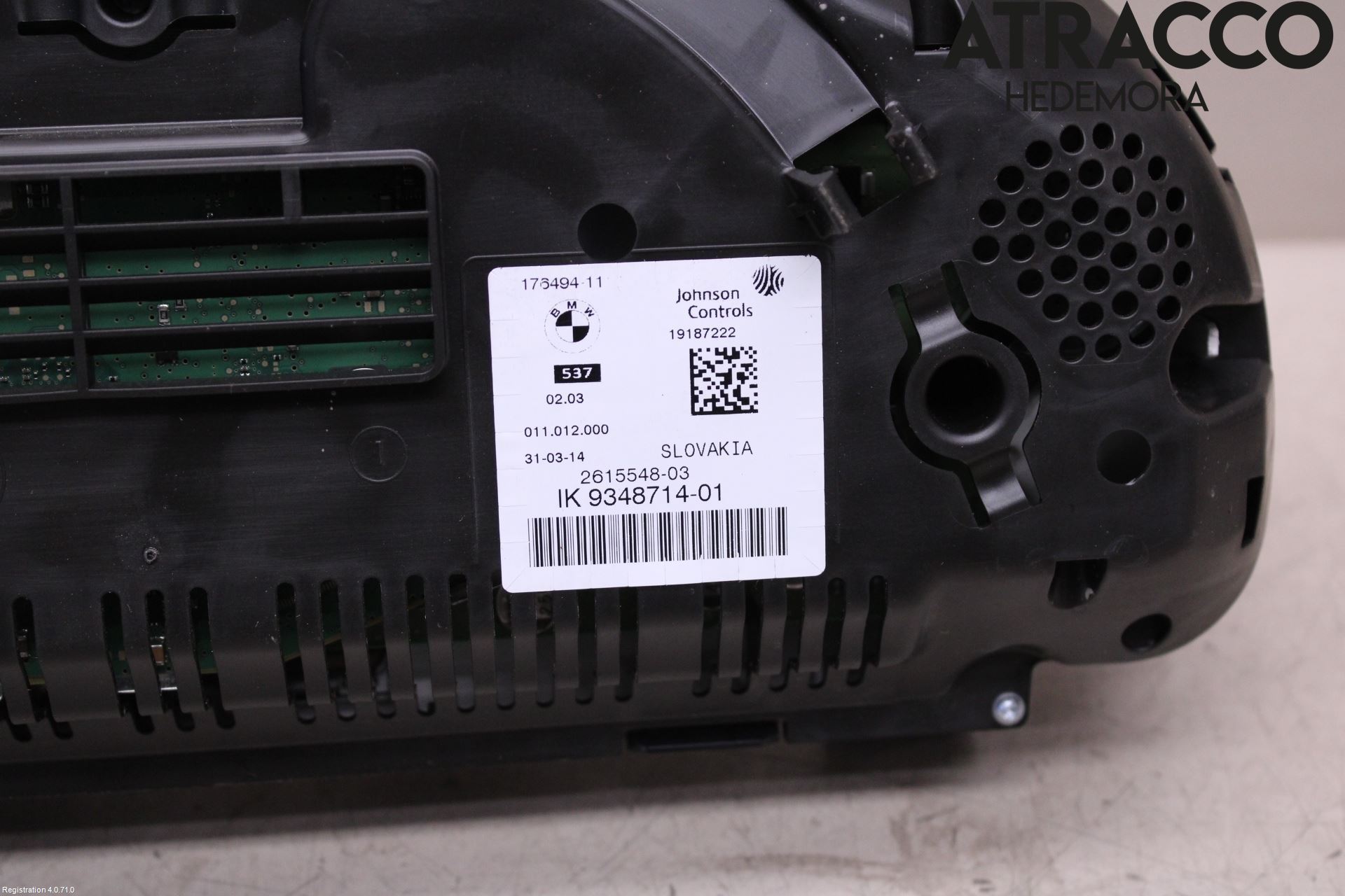 BMW 5 F10/F11/F18 09-17 Instr Kombinert