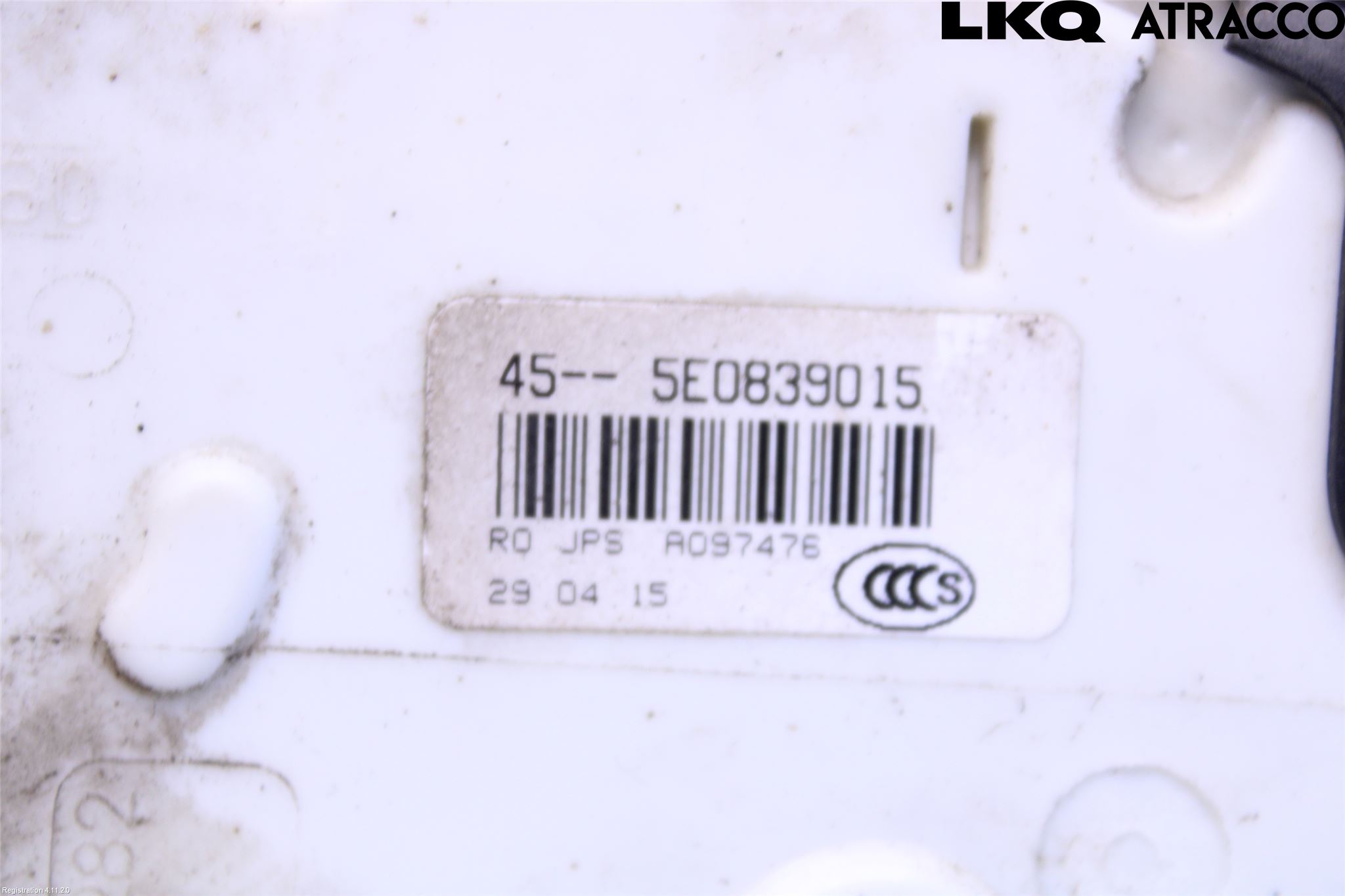 Volkswagen VW PASSAT 15-19 Dørlås - Låsekasse