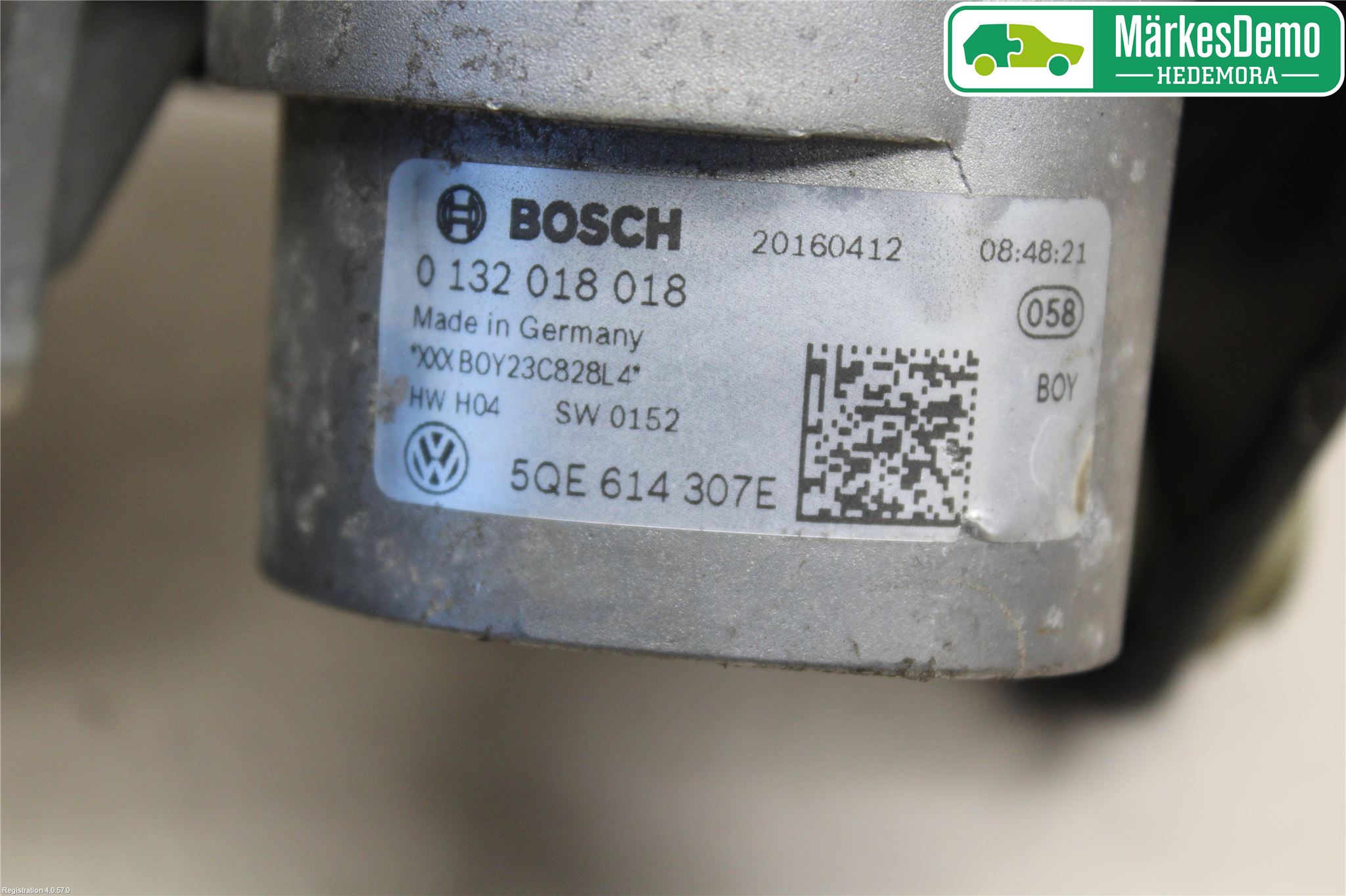Volkswagen VW PASSAT 15-19 Brems Tryckakkumulator