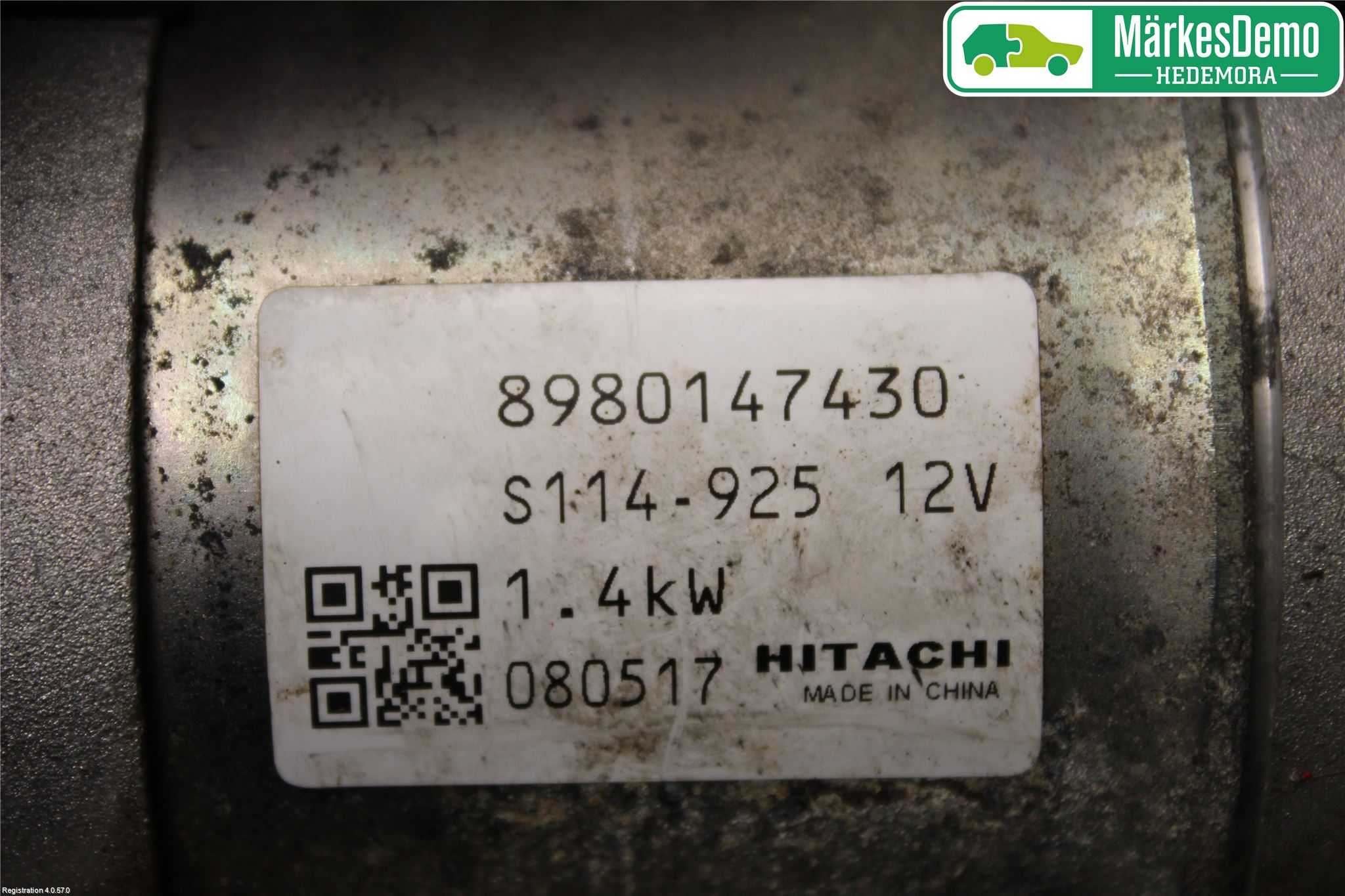 Opel ASTRA H 04-12 Startmotor Diesel